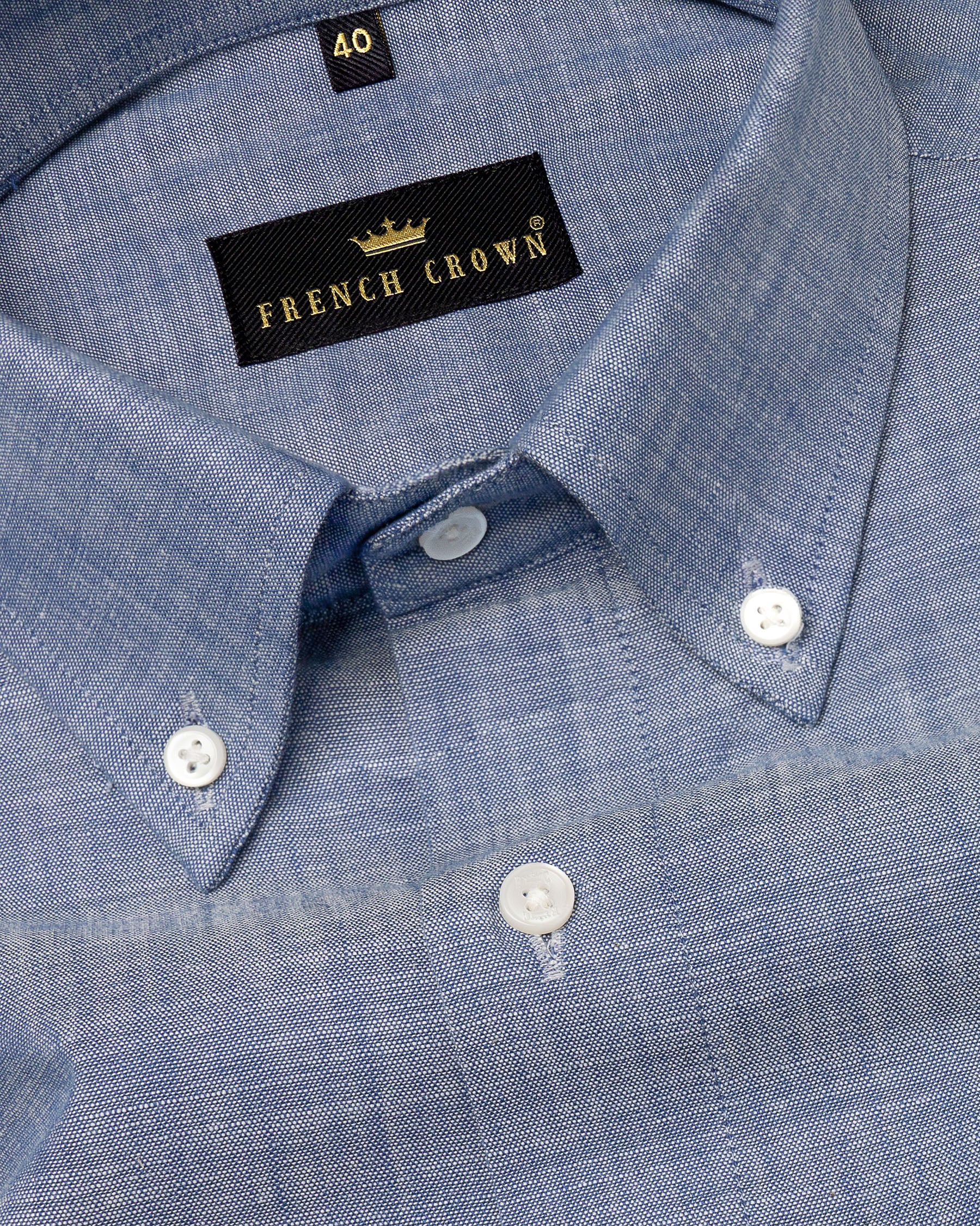 Denim Blue Royal Oxford Shirt 4919-BD-38, 4919-BD-H-38, 4919-BD-39, 4919-BD-H-39, 4919-BD-40, 4919-BD-H-40, 4919-BD-42, 4919-BD-H-42, 4919-BD-44, 4919-BD-H-44, 4919-BD-46, 4919-BD-H-46, 4919-BD-48, 4919-BD-H-48, 4919-BD-50, 4919-BD-H-50, 4919-BD-H-52, 4919-BD-52