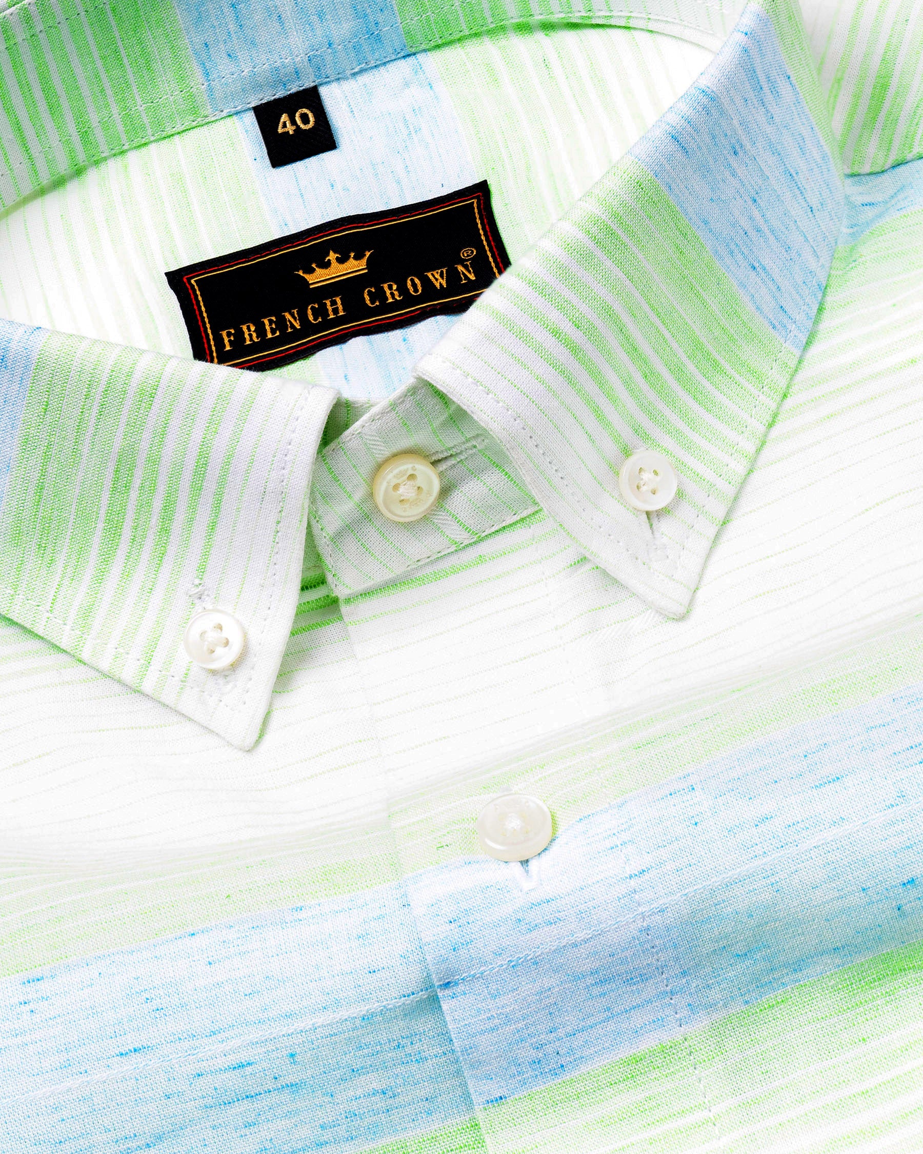 Milky White with Onahau Blue and Tea Green Subtle Striped Twill Shirt 4938-BD-38, 4938-BD-39, 4938-BD-H-39, 4938-BD-40, 4938-BD-H-40, 4938-BD-42, 4938-BD-H-42, 4938-BD-44, 4938-BD-H-44, 4938-BD-46, 4938-BD-H-46, 4938-BD-50, 4938-BD-52, 4938-BD-H-50, 4938-BD-H-52, 4938-BD-H-38, 4938-BD-48, 4938-BD-H-48