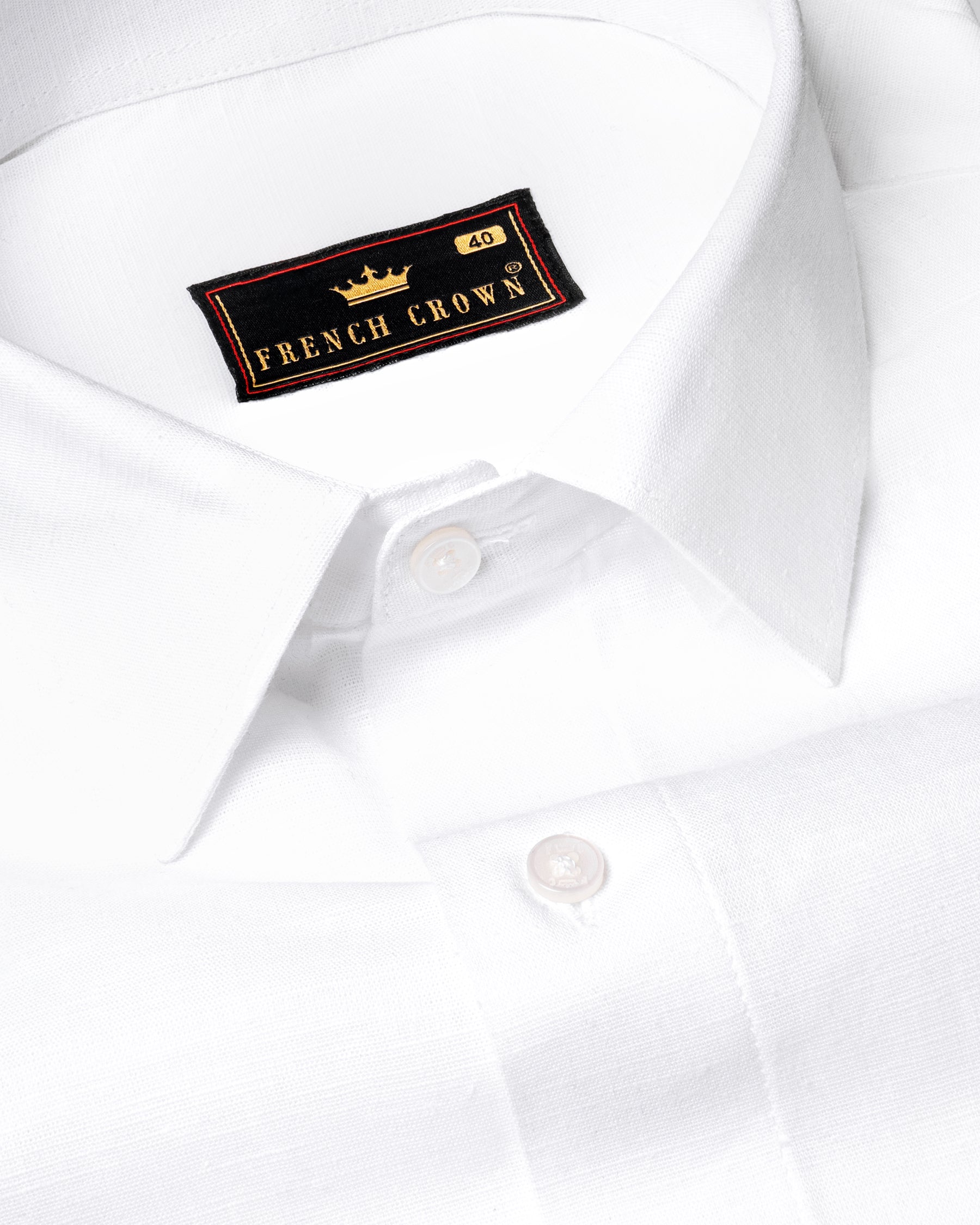 Bright White with Salomie and Black Triple Piping Luxurious Linen Shirt 4948-P52-38, 4948-P52-H-38, 4948-P52-39, 4948-P52-H-39, 4948-P52-40, 4948-P52-H-40, 4948-P52-42, 4948-P52-H-42, 4948-P52-44, 4948-P52-H-44, 4948-P52-46, 4948-P52-H-46, 4948-P52-48, 4948-P52-H-48, 4948-P52-50, 4948-P52-H-50, 4948-P52-52, 4948-P52-H-52