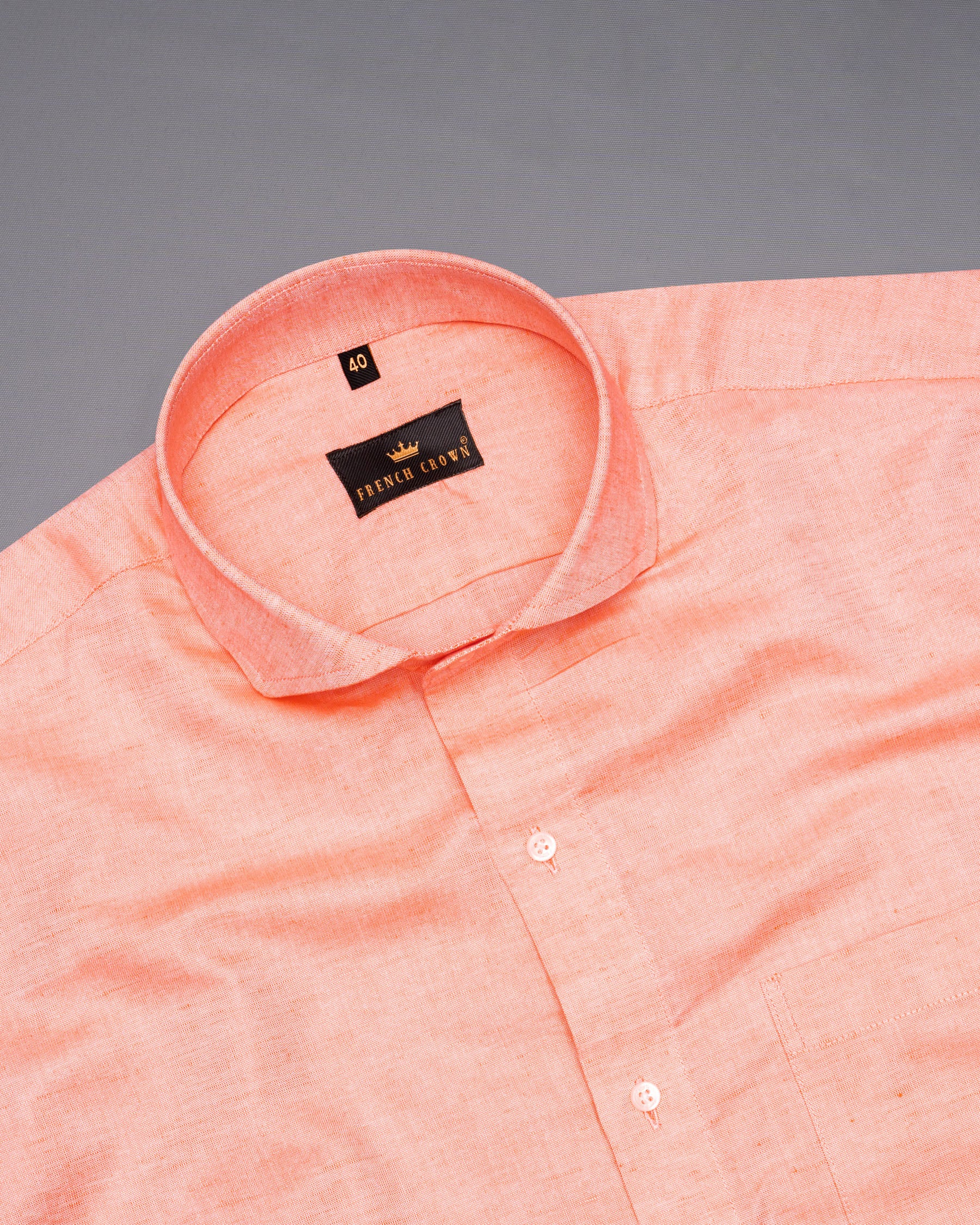 Tangerine Orange Luxurious Linen Shirt 4986-CA-38,4986-CA-H-38,4986-CA-39,4986-CA-H-39,4986-CA-40,4986-CA-H-40,4986-CA-42,4986-CA-H-42,4986-CA-44,4986-CA-H-44,4986-CA-46,4986-CA-H-46,4986-CA-48,4986-CA-H-48,4986-CA-50,4986-CA-H-50,4986-CA-52,4986-CA-H-52