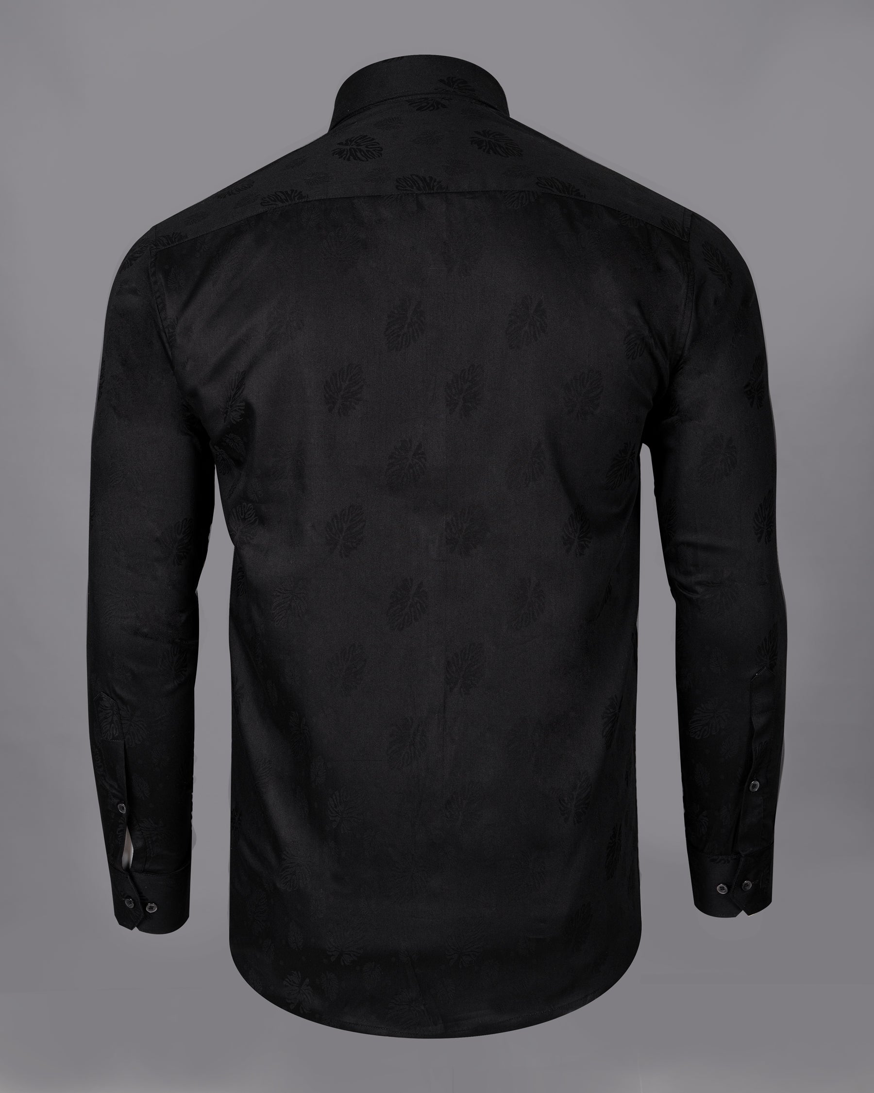 Jade Black Jacquard Textured Premium Giza Cotton Shirt 5092-CA-BLK-38, 5092-CA-BLK-H-38, 5092-CA-BLK-39, 5092-CA-BLK-H-39, 5092-CA-BLK-40, 5092-CA-BLK-H-40, 5092-CA-BLK-42, 5092-CA-BLK-H-42, 5092-CA-BLK-44, 5092-CA-BLK-H-44, 5092-CA-BLK-46, 5092-CA-BLK-H-46, 5092-CA-BLK-48, 5092-CA-BLK-H-48, 5092-CA-BLK-50, 5092-CA-BLK-H-50, 5092-CA-BLK-52, 5092-CA-BLK-H-52