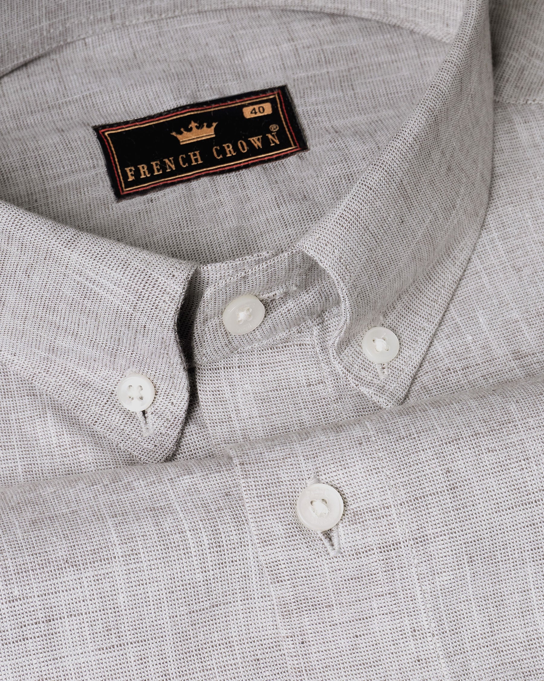 Pale slate Grey heavyweight Luxurious Linen Shirt 5093-BD-38, 5093-BD-H-38, 5093-BD-39, 5093-BD-H-39, 5093-BD-40, 5093-BD-H-40, 5093-BD-42, 5093-BD-H-42, 5093-BD-44, 5093-BD-H-44, 5093-BD-46, 5093-BD-H-46, 5093-BD-48, 5093-BD-H-48, 5093-BD-50, 5093-BD-H-50, 5093-BD-52, 5093-BD-H-52