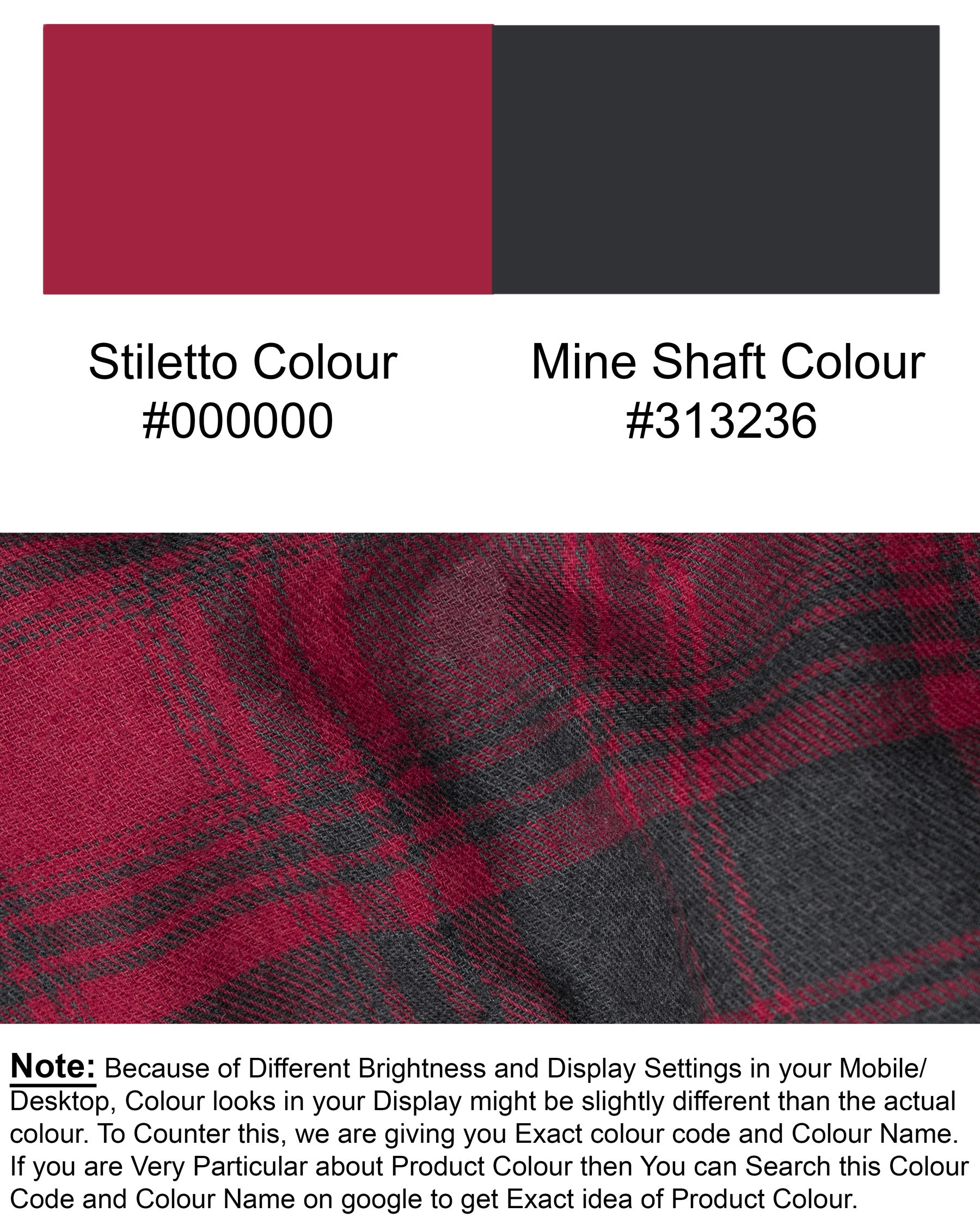 Stiletto with Mine Shaft Plaid Flannel Shirt 5252-BD-38, 5252-BD-H-38, 5252-BD-39, 5252-BD-H-39, 5252-BD-40, 5252-BD-H-40, 5252-BD-42, 5252-BD-H-42, 5252-BD-44, 5252-BD-H-44, 5252-BD-46, 5252-BD-H-46, 5252-BD-48, 5252-BD-H-48, 5252-BD-50, 5252-BD-H-50, 5252-BD-52, 5252-BD-H-52