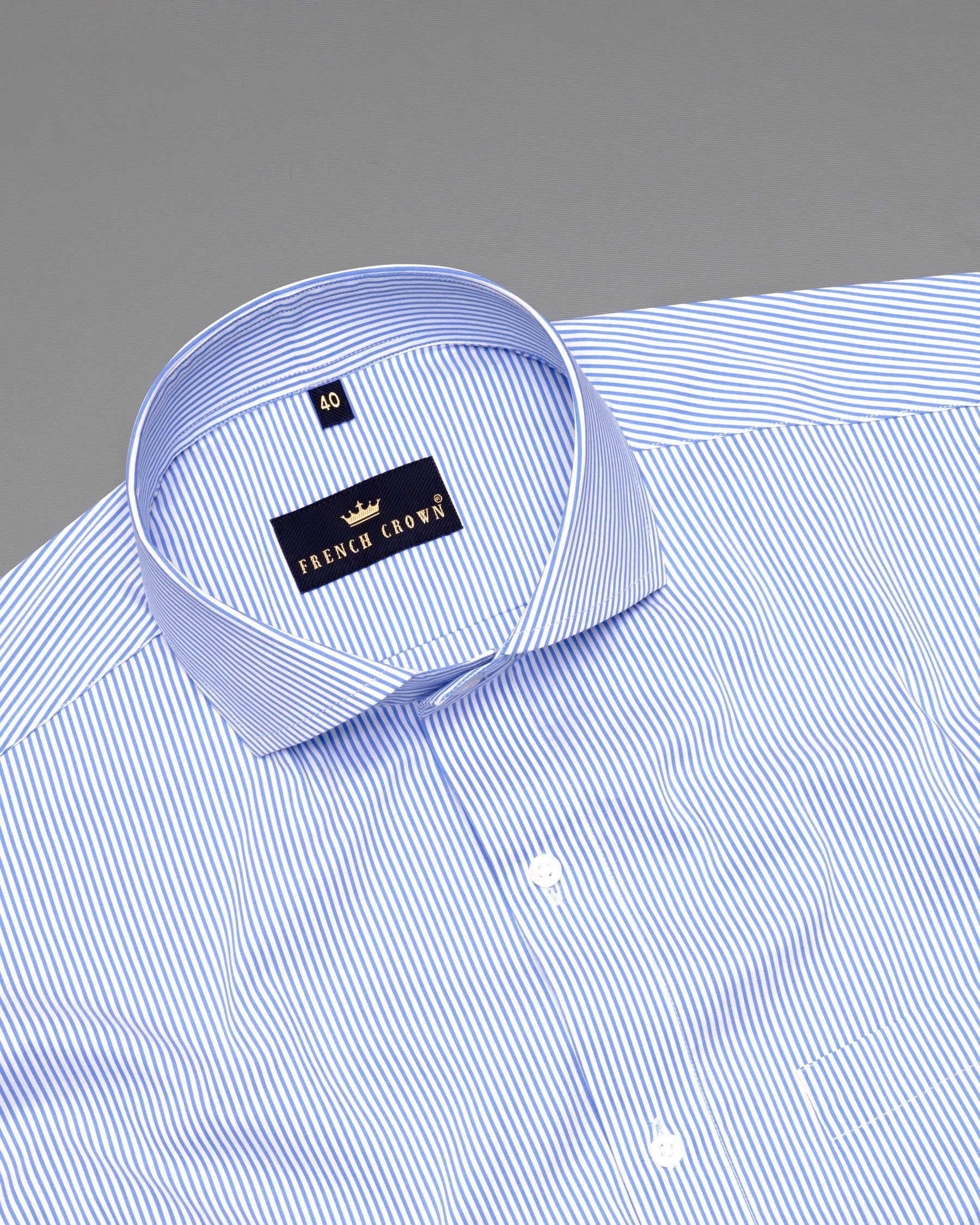Bright White with Jordy Blue Striped Premium Cotton Shirt 5254-CA-38, 5254-CA-H-38, 5254-CA-39, 5254-CA-H-39, 5254-CA-40, 5254-CA-H-40, 5254-CA-42, 5254-CA-H-42, 5254-CA-44, 5254-CA-H-44, 5254-CA-46, 5254-CA-H-46, 5254-CA-48, 5254-CA-H-48, 5254-CA-50, 5254-CA-H-50, 5254-CA-52, 5254-CA-H-52