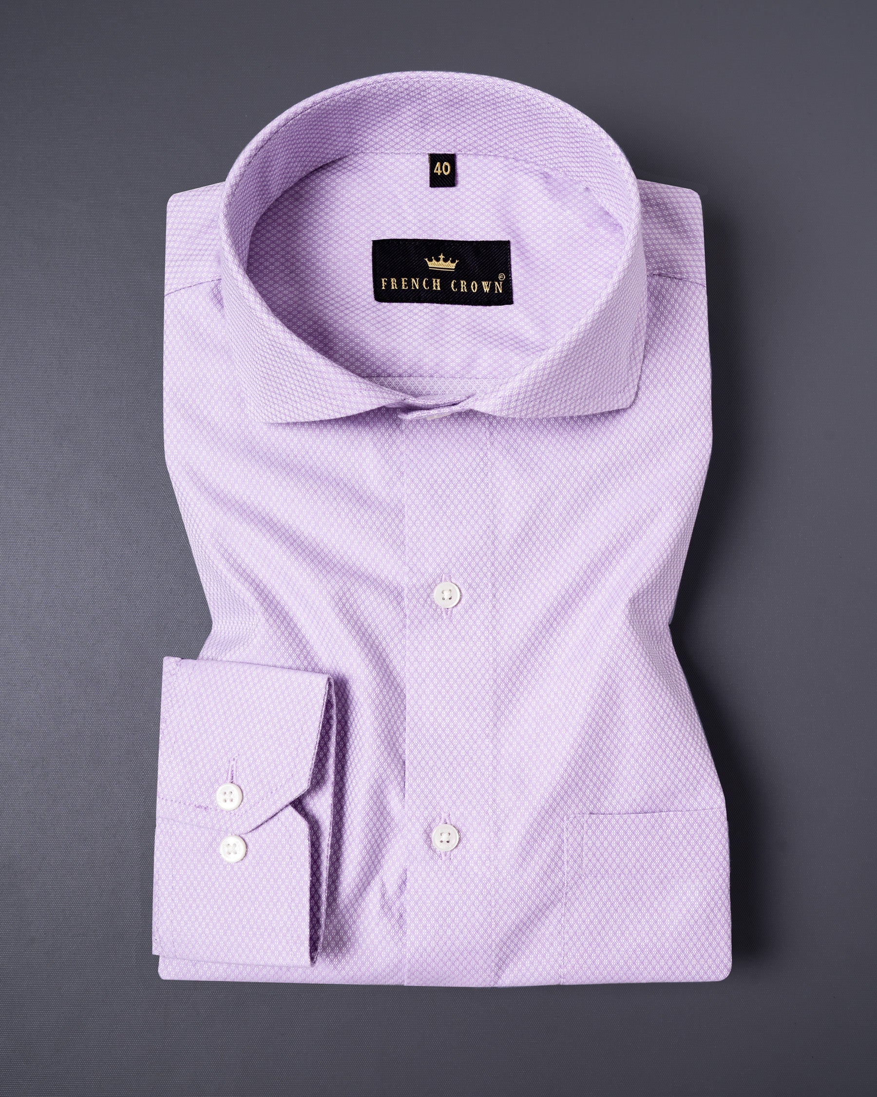 Light Purple Dobby Textured Premium Giza Cotton Shirt 5357-CA-38, 5357-CA-H-38, 5357-CA-39, 5357-CA-H-39, 5357-CA-40, 5357-CA-H-40, 5357-CA-42, 5357-CA-H-42, 5357-CA-44, 5357-CA-H-44, 5357-CA-46, 5357-CA-H-46, 5357-CA-48, 5357-CA-H-48, 5357-CA-50, 5357-CA-H-50, 5357-CA-52, 5357-CA-H-52