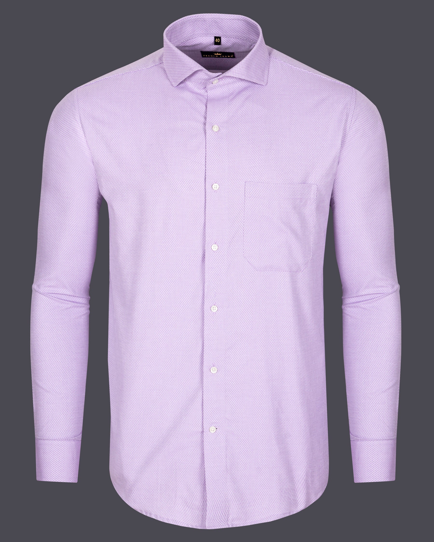 Light Purple Dobby Textured Premium Giza Cotton Shirt 5357-CA-38, 5357-CA-H-38, 5357-CA-39, 5357-CA-H-39, 5357-CA-40, 5357-CA-H-40, 5357-CA-42, 5357-CA-H-42, 5357-CA-44, 5357-CA-H-44, 5357-CA-46, 5357-CA-H-46, 5357-CA-48, 5357-CA-H-48, 5357-CA-50, 5357-CA-H-50, 5357-CA-52, 5357-CA-H-52