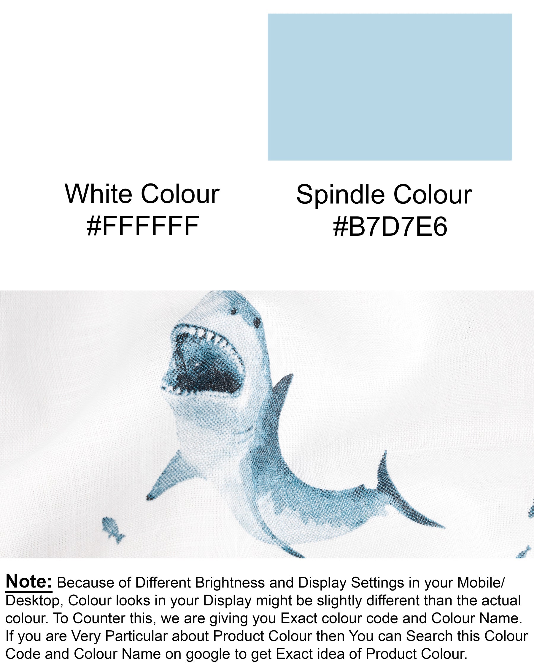 Bright White Shark Printed Luxurious Linen Shirt 5391-KS-38, 5391-KS-H-38, 5391-KS-39, 5391-KS-H-39, 5391-KS-40, 5391-KS-H-40, 5391-KS-42, 5391-KS-H-42, 5391-KS-44, 5391-KS-H-44, 5391-KS-46, 5391-KS-H-46, 5391-KS-48, 5391-KS-H-48, 5391-KS-50, 5391-KS-H-50, 5391-KS-52, 5391-KS-H-52