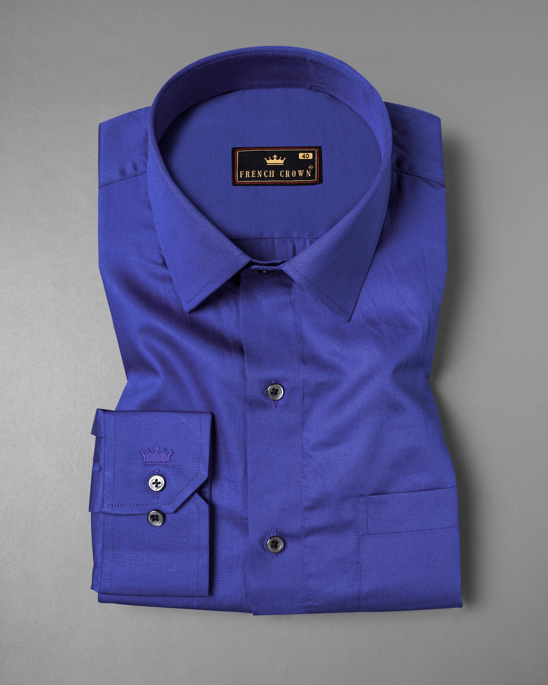 Royal Blue Premium Satin Shirt 5447-BLK-38, 5447-BLK-H-38, 5447-BLK-39, 5447-BLK-H-39, 5447-BLK-40, 5447-BLK-H-40, 5447-BLK-42, 5447-BLK-H-42, 5447-BLK-44, 5447-BLK-H-44, 5447-BLK-46, 5447-BLK-H-46, 5447-BLK-48, 5447-BLK-H-48, 5447-BLK-50, 5447-BLK-H-50, 5447-BLK-52, 5447-BLK-H-52