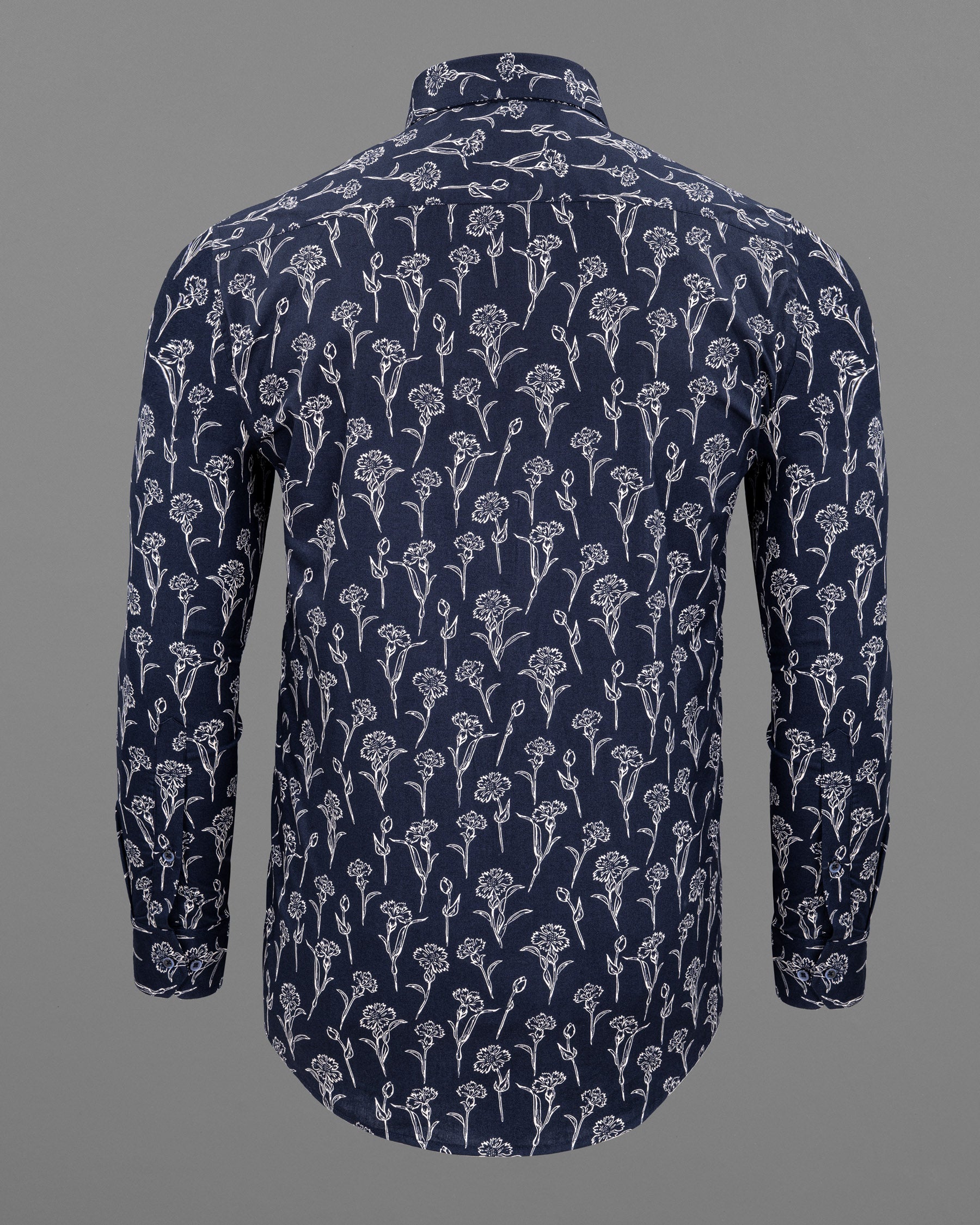 Navy Blue Floral Printed Premium Cotton Shirt 5535-BLE-38, 5535-BLE-H-38, 5535-BLE-39, 5535-BLE-H-39, 5535-BLE-40, 5535-BLE-H-40, 5535-BLE-42, 5535-BLE-H-42, 5535-BLE-44, 5535-BLE-H-44, 5535-BLE-46, 5535-BLE-H-46, 5535-BLE-48, 5535-BLE-H-48, 5535-BLE-50, 5535-BLE-H-50, 5535-BLE-52, 5535-BLE-H-52
