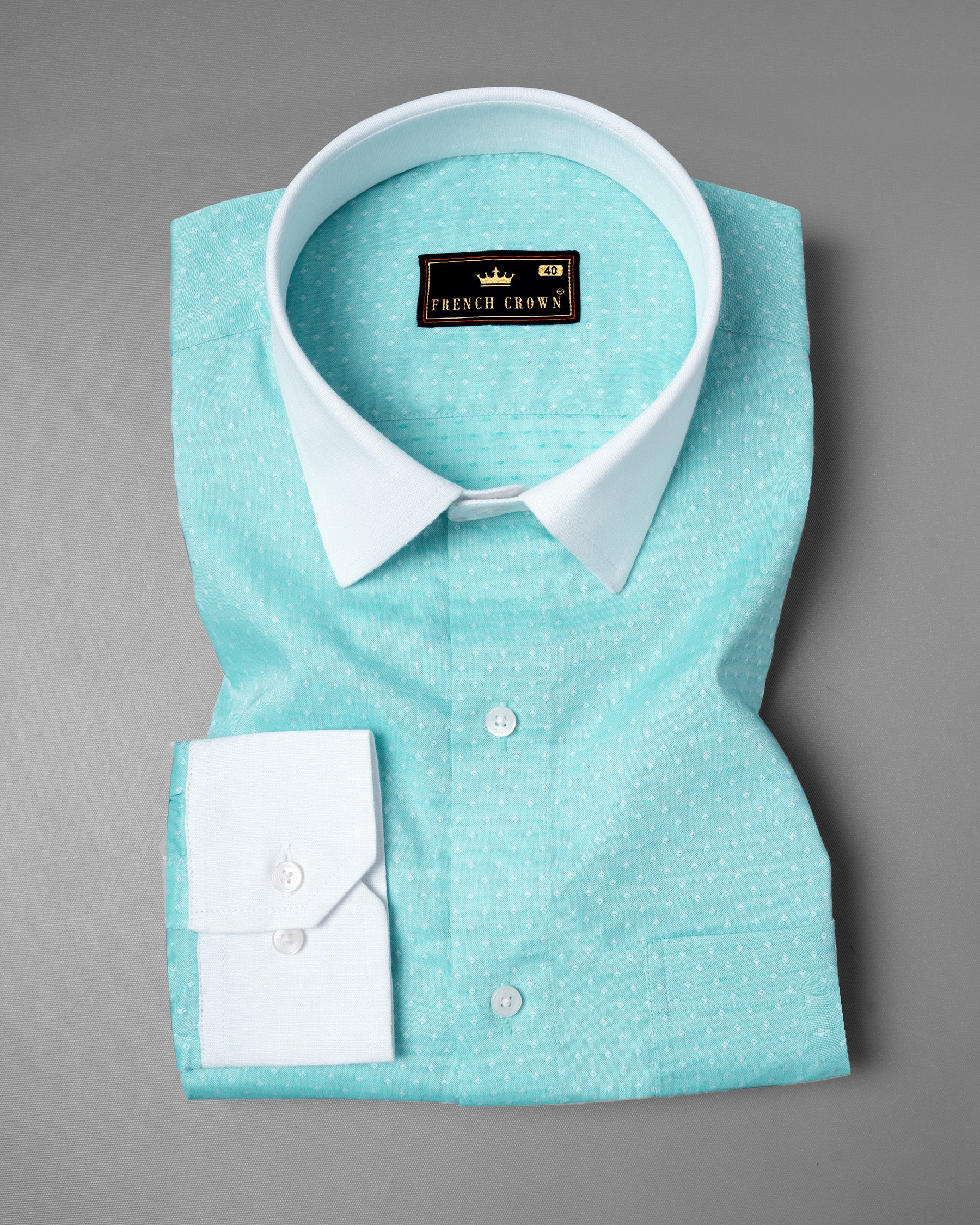 Seagull Blue with White Collar Dobby Textured Premium Giza Cotton Shirt 5546-WCC-38, 5546-WCC-H-38, 5546-WCC-39, 5546-WCC-H-39, 5546-WCC-40, 5546-WCC-H-40, 5546-WCC-42, 5546-WCC-H-42, 5546-WCC-44, 5546-WCC-H-44, 5546-WCC-46, 5546-WCC-H-46, 5546-WCC-48, 5546-WCC-H-48, 5546-WCC-50, 5546-WCC-H-50, 5546-WCC-52, 5546-WCC-H-52