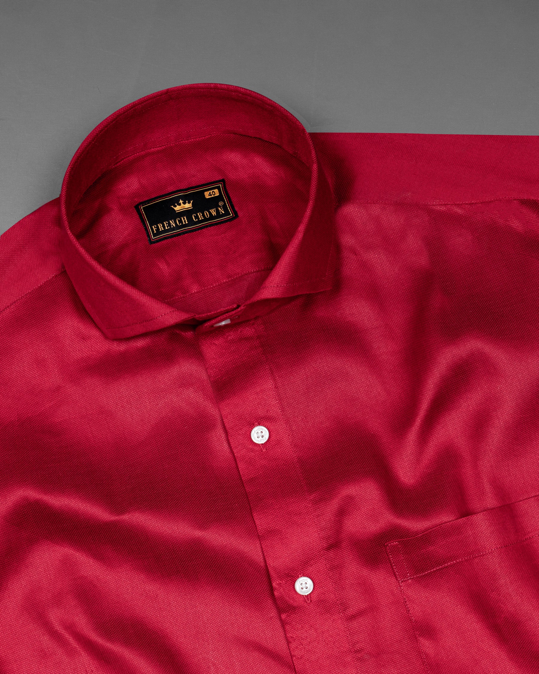 Bright Red Dobby Textured Premium Giza Cotton Shirt 5575-CA-38, 5575-CA-H-38, 5575-CA-39, 5575-CA-H-39, 5575-CA-40, 5575-CA-H-40, 5575-CA-42, 5575-CA-H-42, 5575-CA-44, 5575-CA-H-44, 5575-CA-46, 5575-CA-H-46, 5575-CA-48, 5575-CA-H-48, 5575-CA-50, 5575-CA-H-50, 5575-CA-52, 5575-CA-H-52