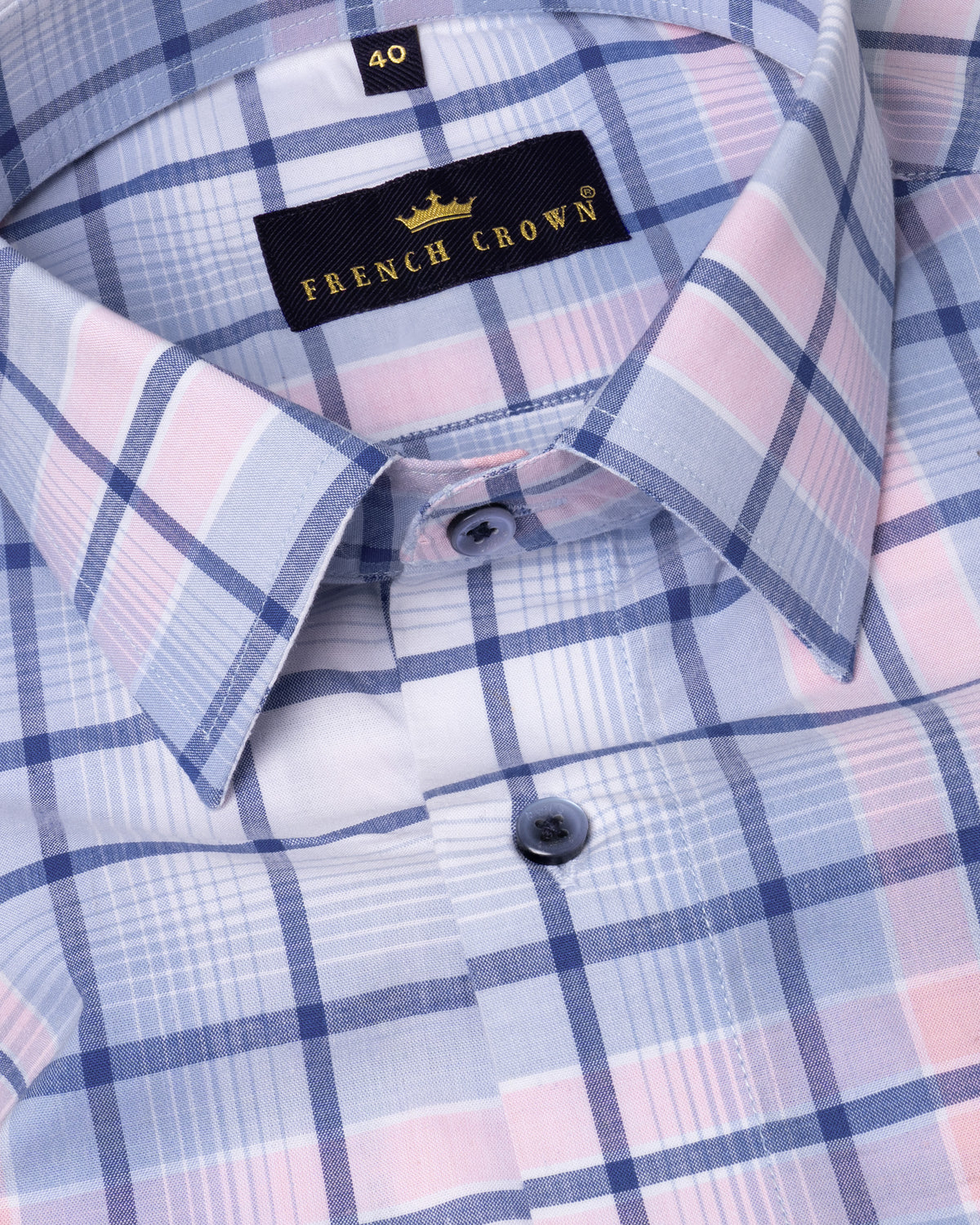 Torea Bay Blue Plaid Premium Cotton Shirt 5591-BLE-38, 5591-BLE-H-38, 5591-BLE-39, 5591-BLE-H-39, 5591-BLE-40, 5591-BLE-H-40, 5591-BLE-42, 5591-BLE-H-42, 5591-BLE-44, 5591-BLE-H-44, 5591-BLE-46, 5591-BLE-H-46, 5591-BLE-48, 5591-BLE-H-48, 5591-BLE-50, 5591-BLE-H-50, 5591-BLE-52, 5591-BLE-H-52
