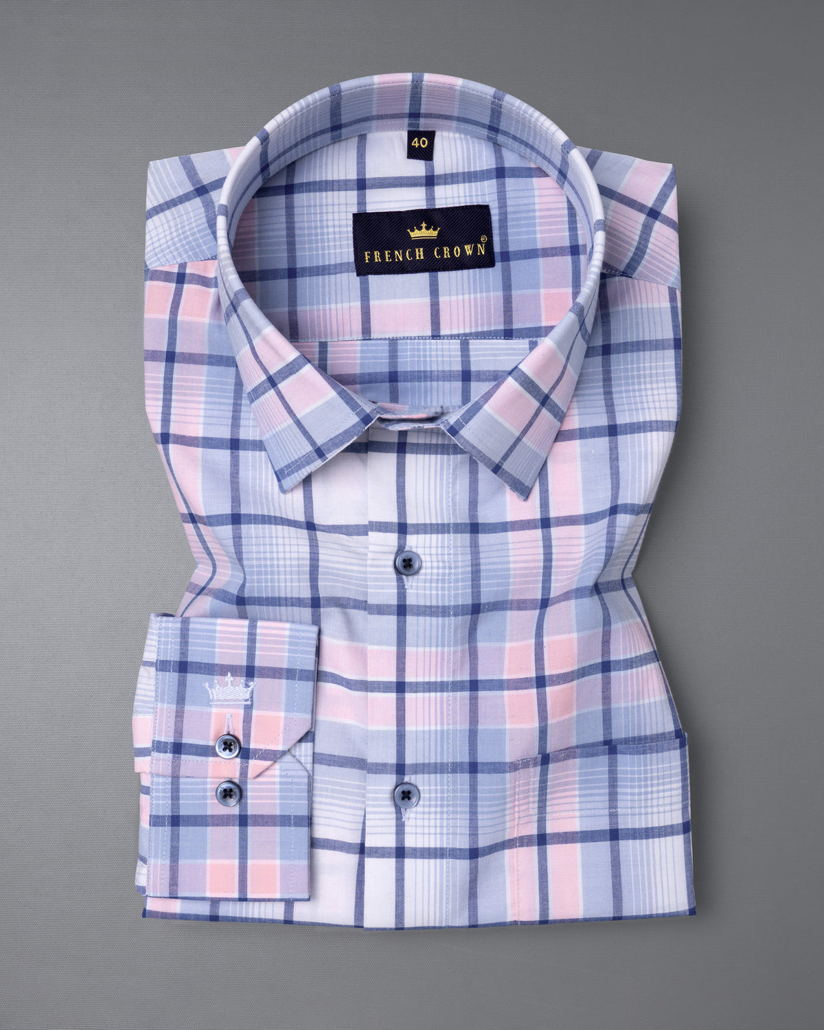 Torea Bay Blue Plaid Premium Cotton Shirt 5591-BLE-38, 5591-BLE-H-38, 5591-BLE-39, 5591-BLE-H-39, 5591-BLE-40, 5591-BLE-H-40, 5591-BLE-42, 5591-BLE-H-42, 5591-BLE-44, 5591-BLE-H-44, 5591-BLE-46, 5591-BLE-H-46, 5591-BLE-48, 5591-BLE-H-48, 5591-BLE-50, 5591-BLE-H-50, 5591-BLE-52, 5591-BLE-H-52