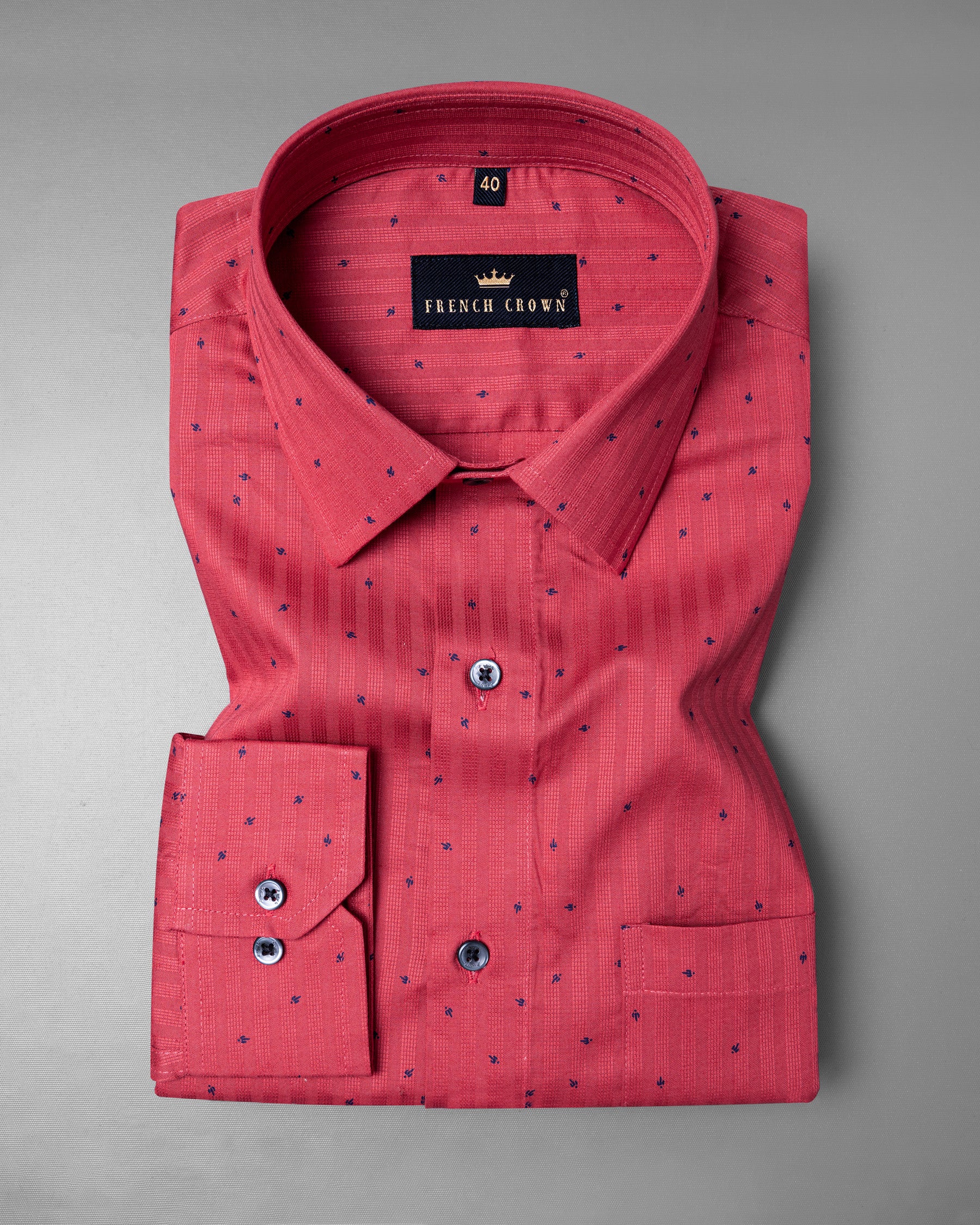 Cranberry Red Striped Royal Oxford Shirt 5666-BLE-38, 5666-BLE-H-38, 5666-BLE-39, 5666-BLE-H-39, 5666-BLE-40, 5666-BLE-H-40, 5666-BLE-42, 5666-BLE-H-42, 5666-BLE-44, 5666-BLE-H-44, 5666-BLE-46, 5666-BLE-H-46, 5666-BLE-48, 5666-BLE-H-48, 5666-BLE-50, 5666-BLE-H-50, 5666-BLE-52, 5666-BLE-H-52