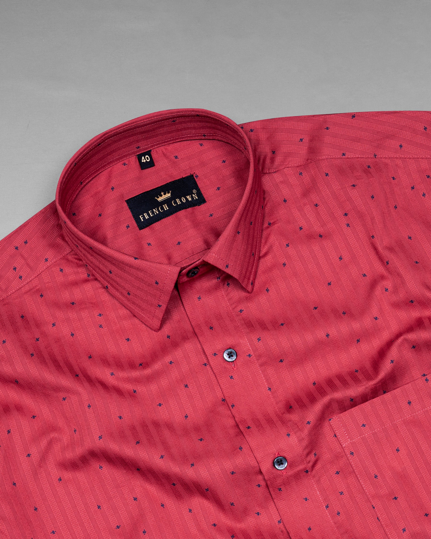 Cranberry Red Striped Royal Oxford Shirt 5666-BLE-38, 5666-BLE-H-38, 5666-BLE-39, 5666-BLE-H-39, 5666-BLE-40, 5666-BLE-H-40, 5666-BLE-42, 5666-BLE-H-42, 5666-BLE-44, 5666-BLE-H-44, 5666-BLE-46, 5666-BLE-H-46, 5666-BLE-48, 5666-BLE-H-48, 5666-BLE-50, 5666-BLE-H-50, 5666-BLE-52, 5666-BLE-H-52