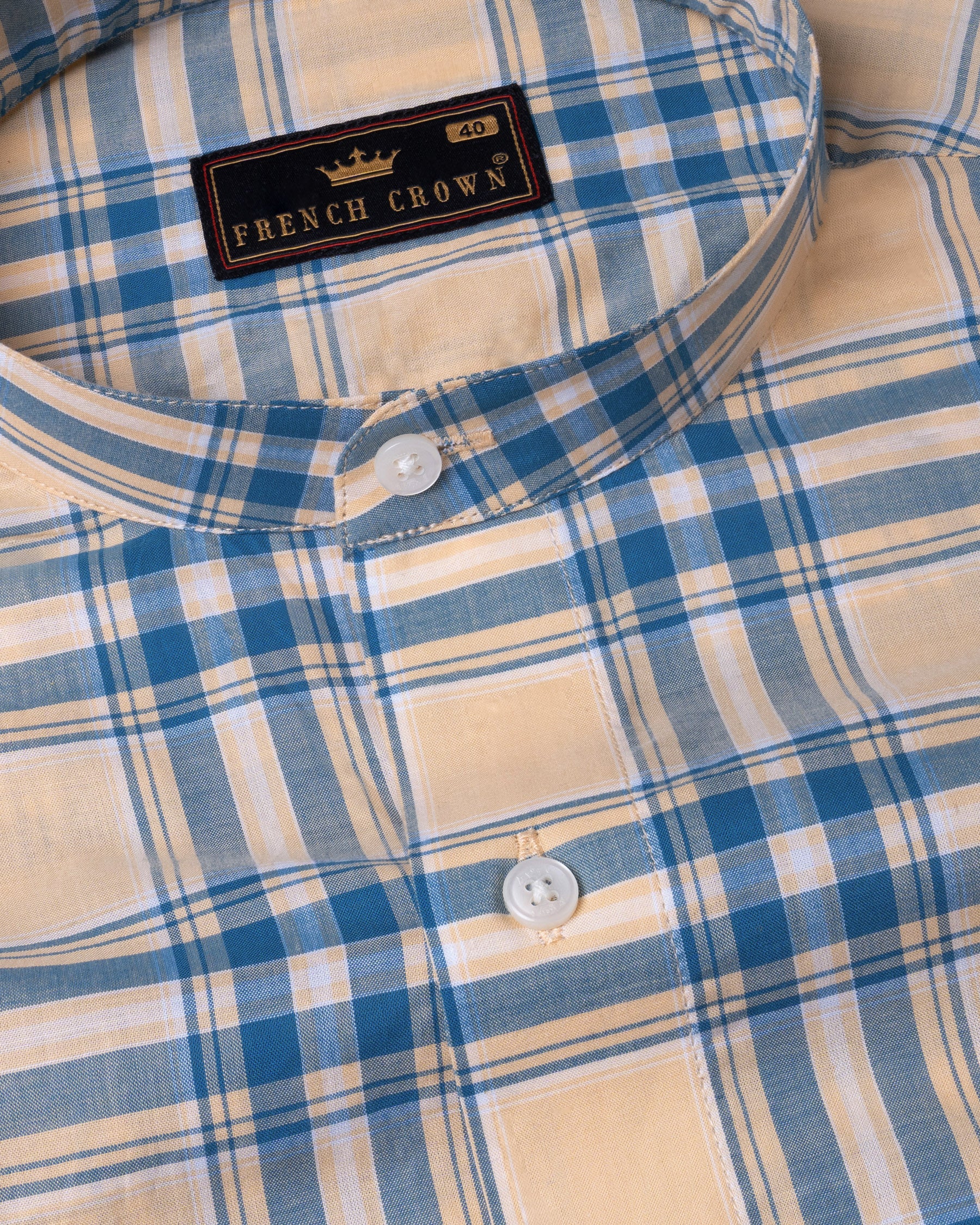 Zinnwaldite Brown and Bali Hai Blue Plaid Premium Cotton Shirt 5765-M-38, 5765-M-H-38, 5765-M-39, 5765-M-H-39, 5765-M-40, 5765-M-H-40, 5765-M-42, 5765-M-H-42, 5765-M-44, 5765-M-H-44, 5765-M-46, 5765-M-H-46, 5765-M-48, 5765-M-H-48, 5765-M-50, 5765-M-H-50, 5765-M-52, 5765-M-H-52