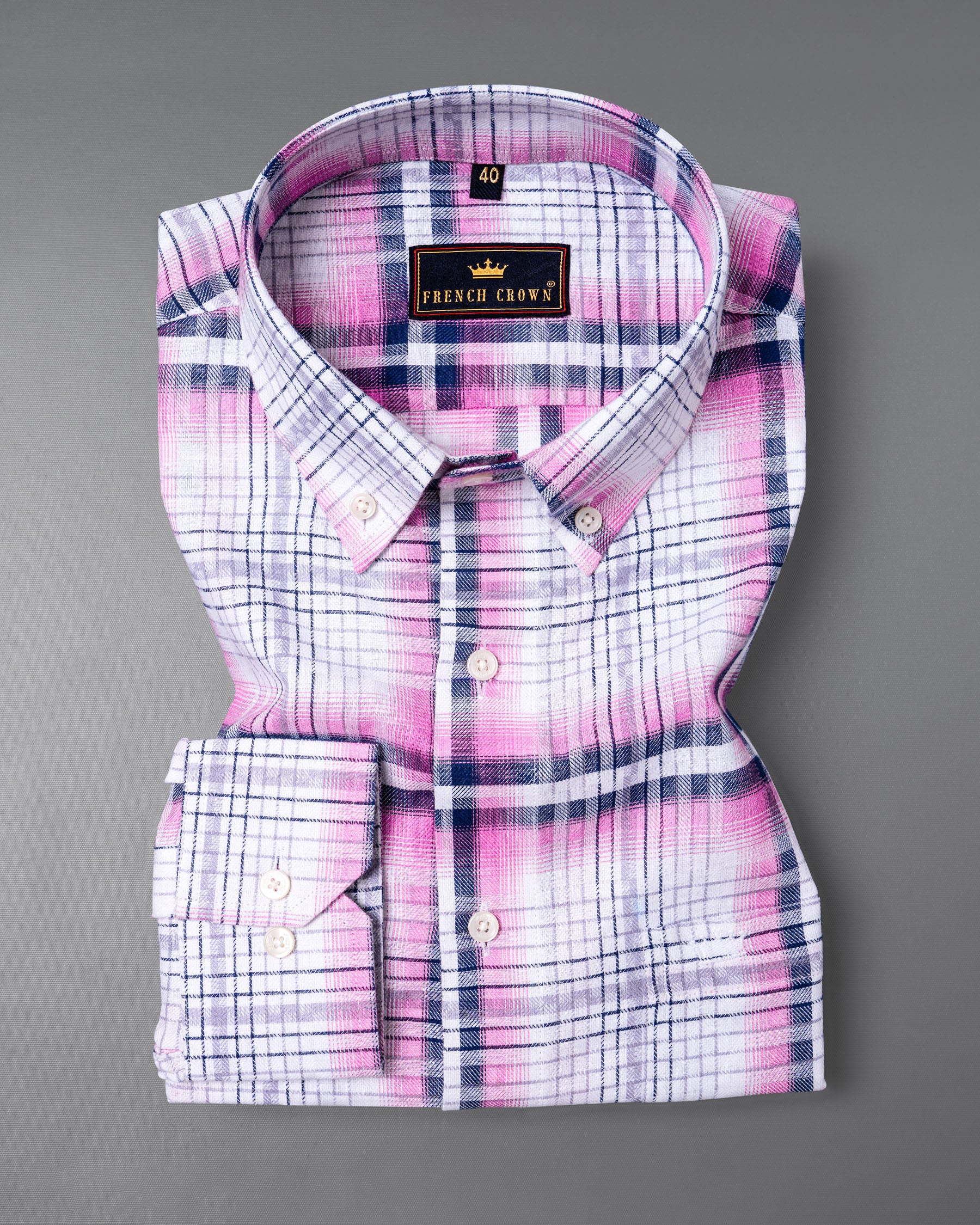 Bright White with Jacarta Blue Twill Plaid Premium Cotton Shirt 5791-BD-38, 5791-BD-H-38, 5791-BD-39, 5791-BD-H-39, 5791-BD-40, 5791-BD-H-40, 5791-BD-42, 5791-BD-H-42, 5791-BD-44, 5791-BD-H-44, 5791-BD-46, 5791-BD-H-46, 5791-BD-48, 5791-BD-H-48, 5791-BD-50, 5791-BD-H-50, 5791-BD-52, 5791-BD-H-52