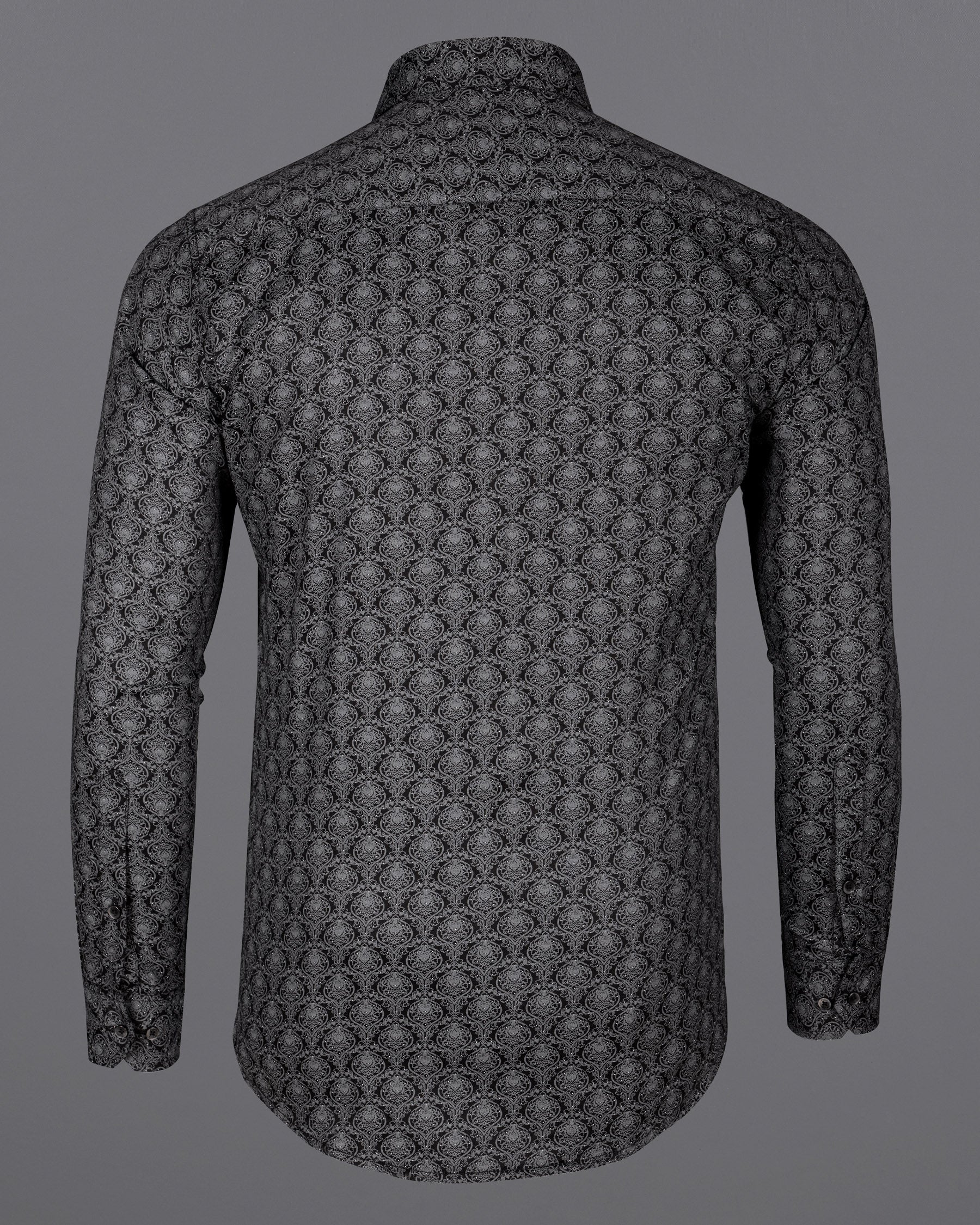 Jade Black Butta Print Premium Cotton Shirt 5807-BLK-38, 5807-BLK-H-38, 5807-BLK-39, 5807-BLK-H-39, 5807-BLK-40, 5807-BLK-H-40, 5807-BLK-42, 5807-BLK-H-42, 5807-BLK-44, 5807-BLK-H-44, 5807-BLK-46, 5807-BLK-H-46, 5807-BLK-48, 5807-BLK-H-48, 5807-BLK-50, 5807-BLK-H-50, 5807-BLK-52, 5807-BLK-H-52