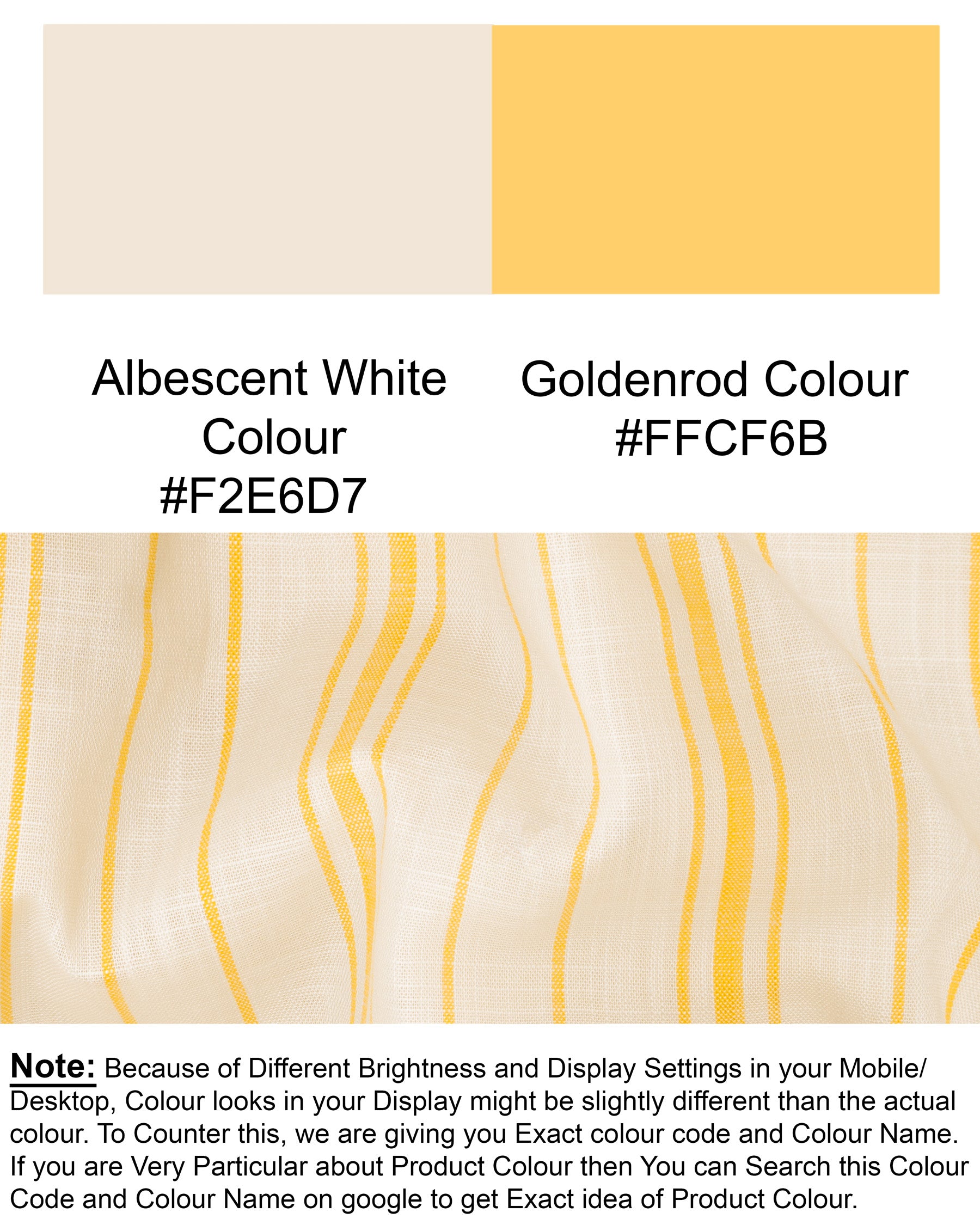 Albescent White with Goldenrod Striped Luxurious Linen Shirt 5813-KS-38, 5813-KS-H-38, 5813-KS-39, 5813-KS-H-39, 5813-KS-40, 5813-KS-H-40, 5813-KS-42, 5813-KS-H-42, 5813-KS-44, 5813-KS-H-44, 5813-KS-46, 5813-KS-H-46, 5813-KS-48, 5813-KS-H-48, 5813-KS-50, 5813-KS-H-50, 5813-KS-52, 5813-KS-H-52