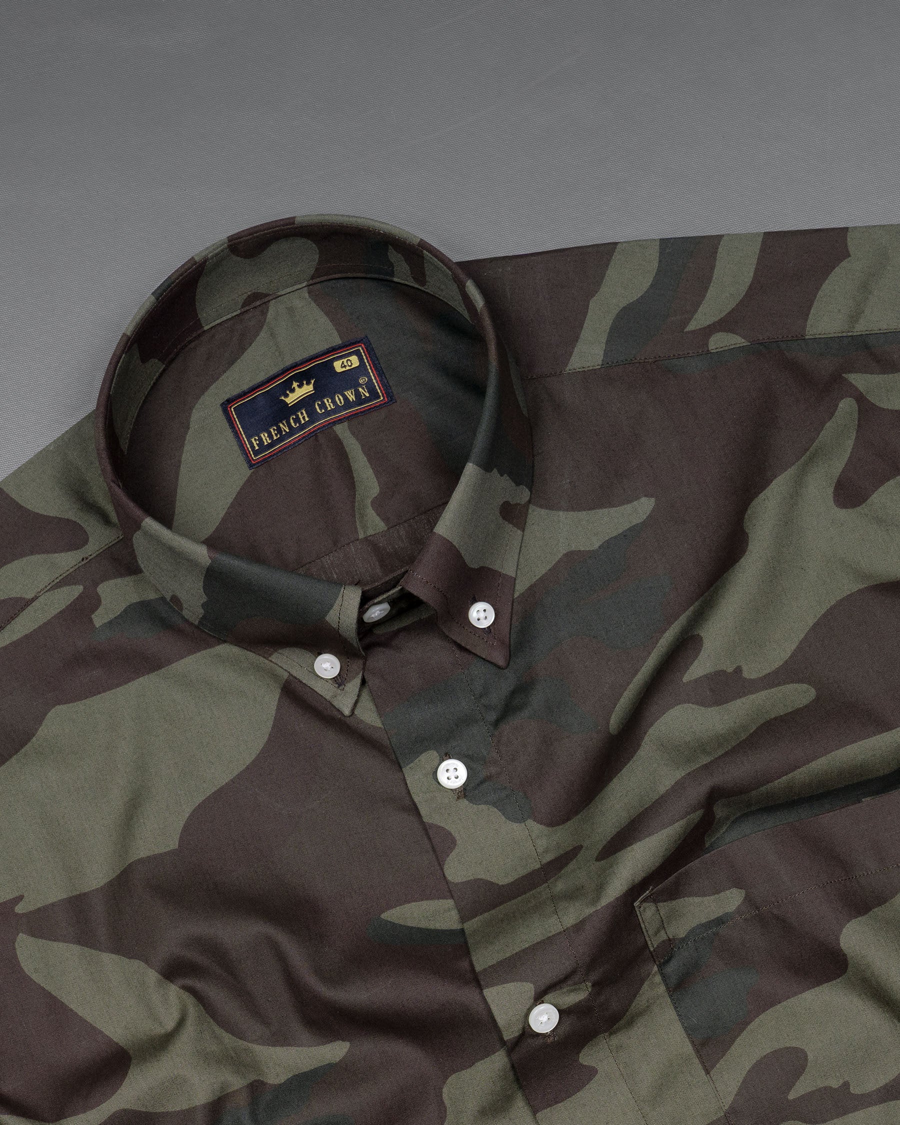 Camouflage Military Printed Premium Cotton Shirt 5844-BD-38, 5844-BD-H-38, 5844-BD-39, 5844-BD-H-39, 5844-BD-40, 5844-BD-H-40, 5844-BD-42, 5844-BD-H-42, 5844-BD-44, 5844-BD-H-44, 5844-BD-46, 5844-BD-H-46, 5844-BD-48, 5844-BD-H-48, 5844-BD-50, 5844-BD-H-50, 5844-BD-52, 5844-BD-H-52