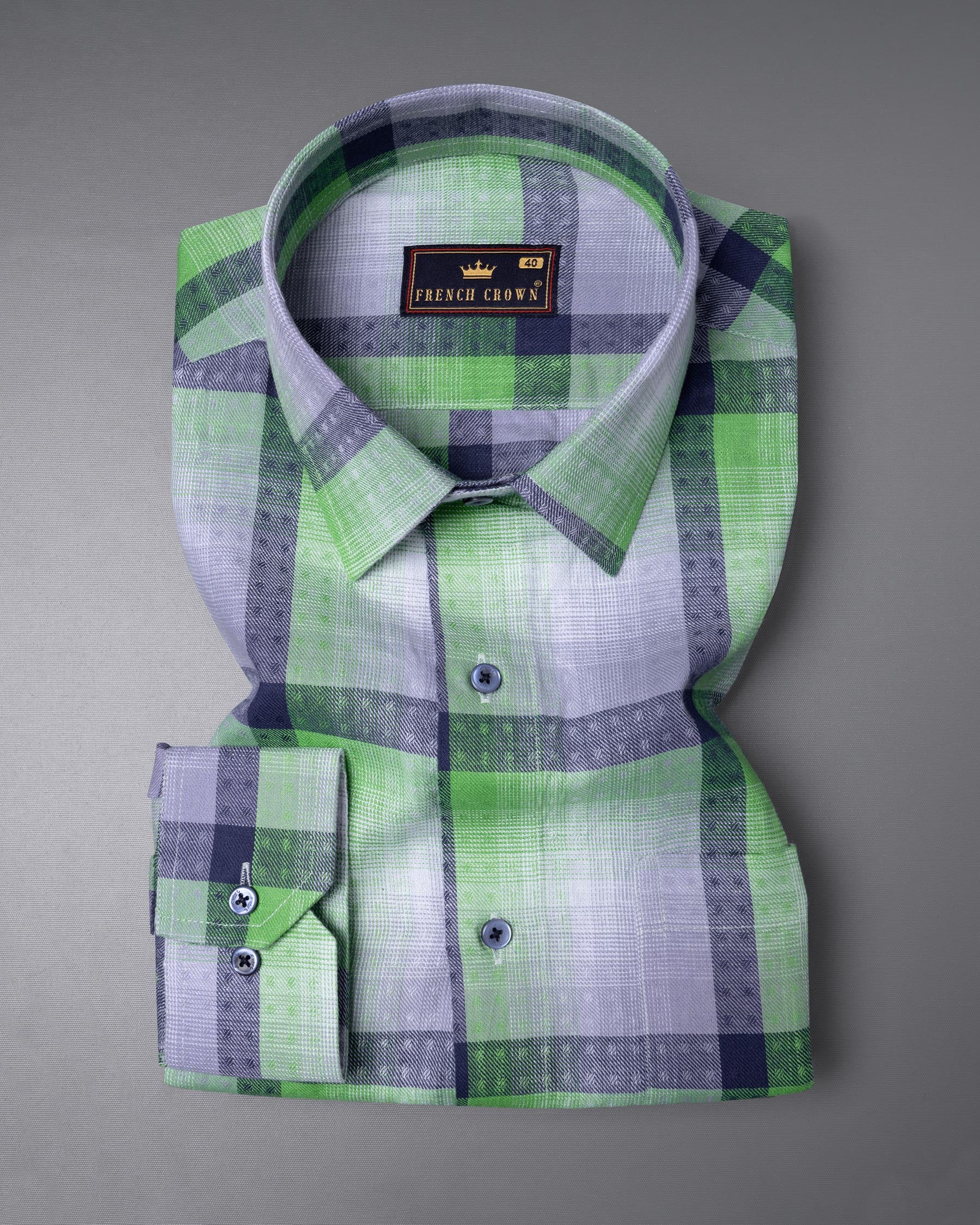 Blue Casual Checks-Plaid Premium Cotton Shirt For Men Snitch Shirts