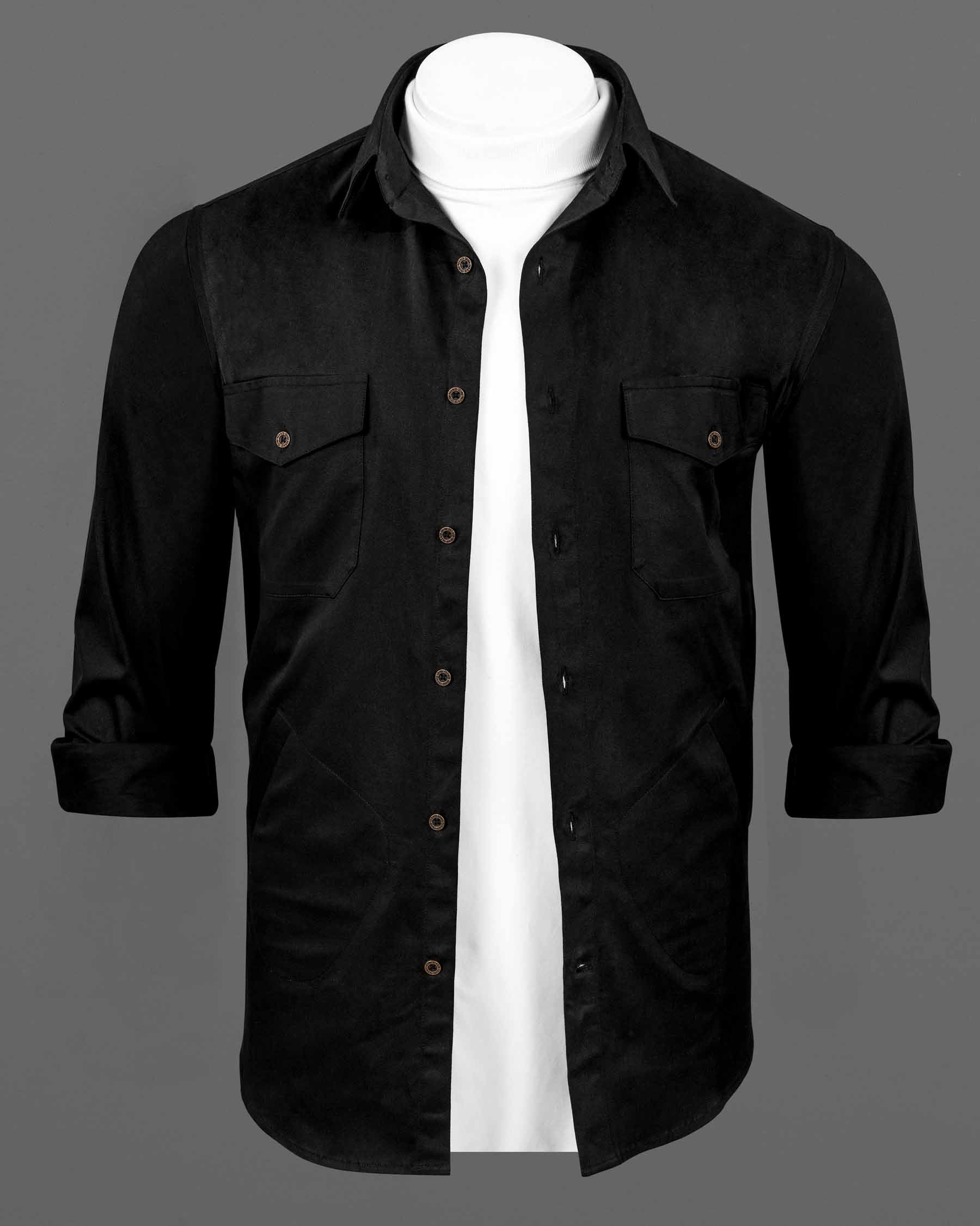 Jade Black Heavyweight Four Pocket Premium Cotton Over shirt 5882-MB-OS-P141-38, 5882-MB-OS-P141-H-38, 5882-MB-OS-P141-39, 5882-MB-OS-P141-H-39, 5882-MB-OS-P141-40, 5882-MB-OS-P141-H-40, 5882-MB-OS-P141-42, 5882-MB-OS-P141-H-42, 5882-MB-OS-P141-44, 5882-MB-OS-P141-H-44, 5882-MB-OS-P141-46, 5882-MB-OS-P141-H-46, 5882-MB-OS-P141-48, 5882-MB-OS-P141-H-48, 5882-MB-OS-P141-50, 5882-MB-OS-P141-H-50, 5882-MB-OS-P141-52, 5882-MB-OS-P141-H-52