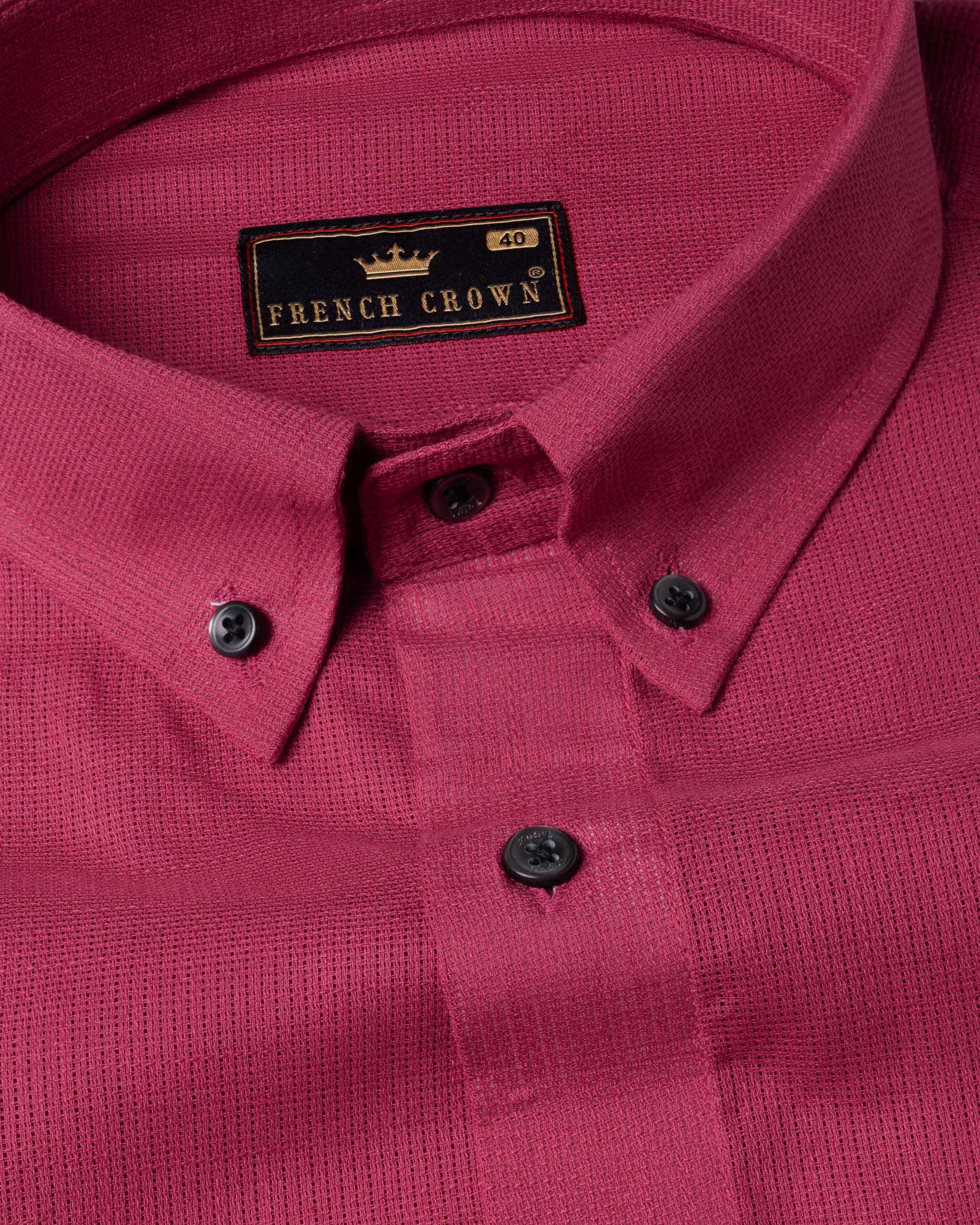Hibiscus Formal/Casual Plain-Solid Premium Cotton Button-Down