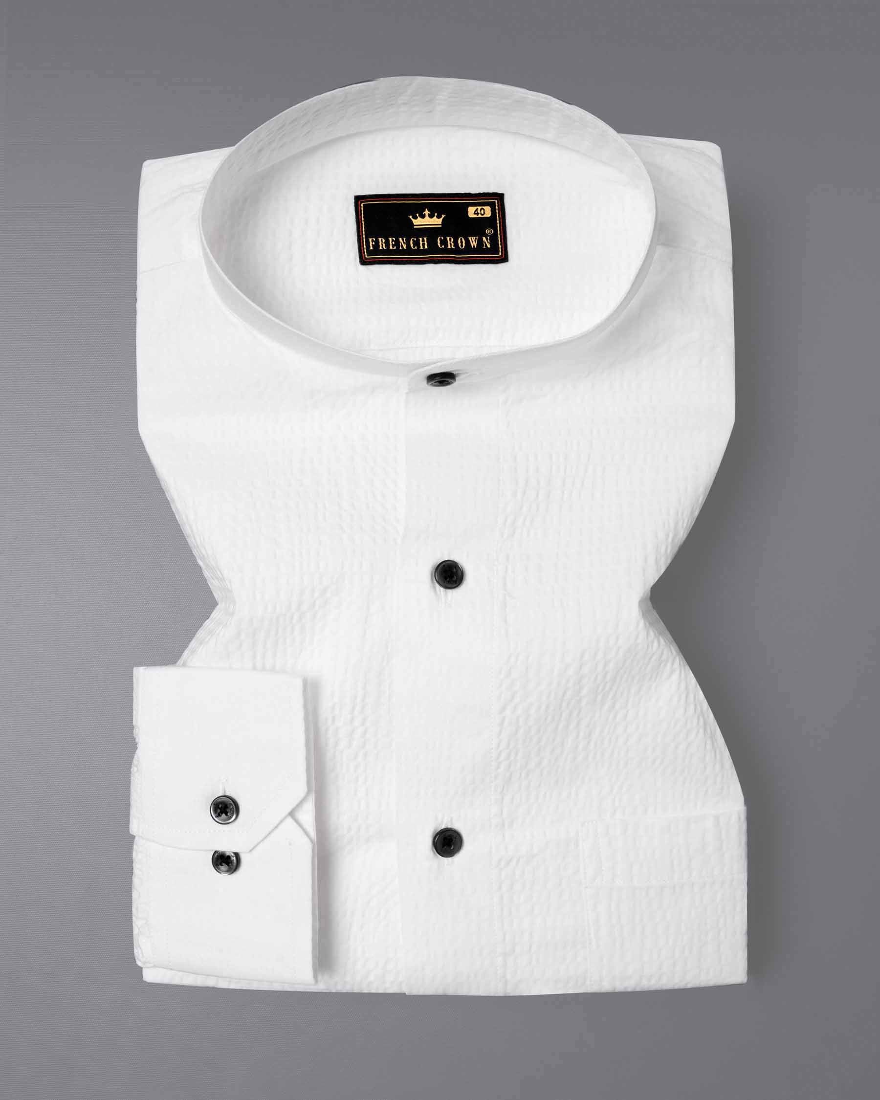 Bright White Seersucker Giza Cotton Shirt 6082-M-BLK-38, 6082-M-BLK-H-38, 6082-M-BLK-39, 6082-M-BLK-H-39, 6082-M-BLK-40, 6082-M-BLK-H-40, 6082-M-BLK-42, 6082-M-BLK-H-42, 6082-M-BLK-44, 6082-M-BLK-H-44, 6082-M-BLK-46, 6082-M-BLK-H-46, 6082-M-BLK-48, 6082-M-BLK-H-48, 6082-M-BLK-50, 6082-M-BLK-H-50, 6082-M-BLK-52, 6082-M-BLK-H-52