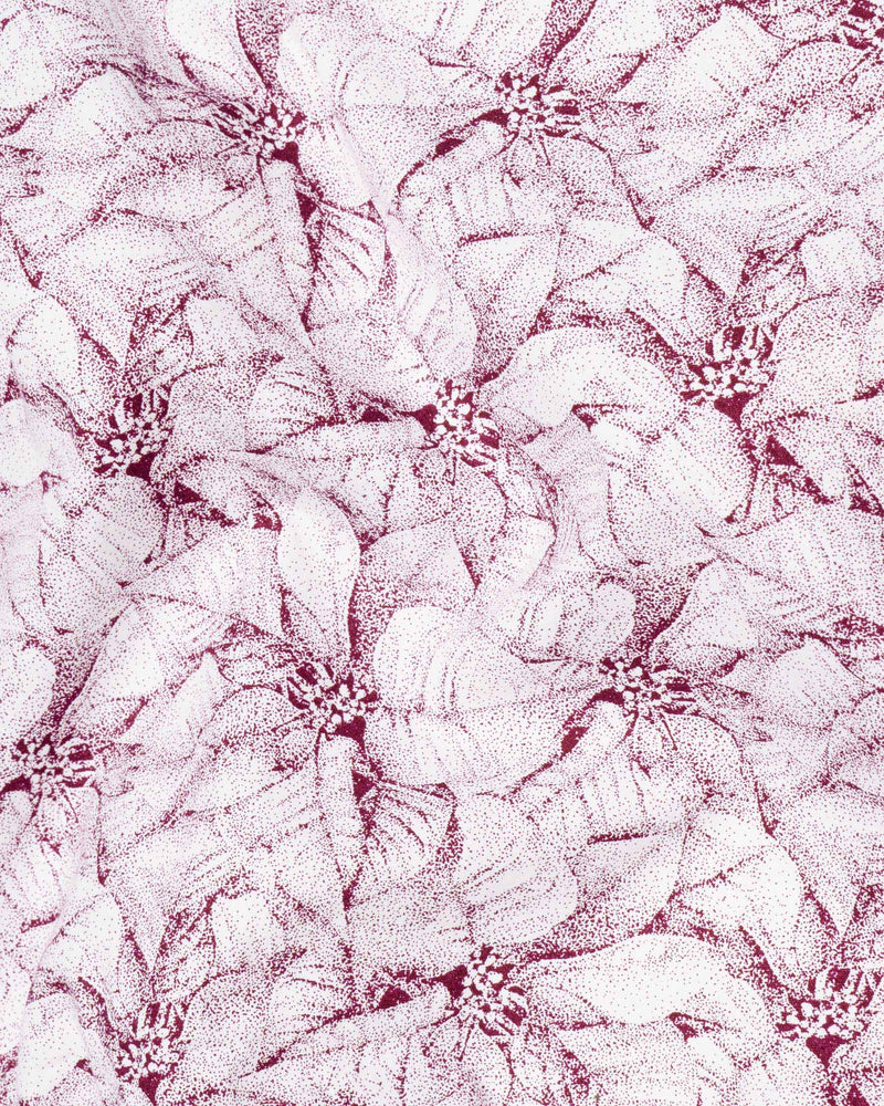 White with Disco Red leaves printed Royal Oxford Shirt 6149-MN-38, 6149-MN-H-38, 6149-MN-39, 6149-MN-H-39, 6149-MN-40, 6149-MN-H-40, 6149-MN-42, 6149-MN-H-42, 6149-MN-44, 6149-MN-H-44, 6149-MN-46, 6149-MN-H-46, 6149-MN-48, 6149-MN-H-48, 6149-MN-50, 6149-MN-H-50, 6149-MN-52, 6149-MN-H-52