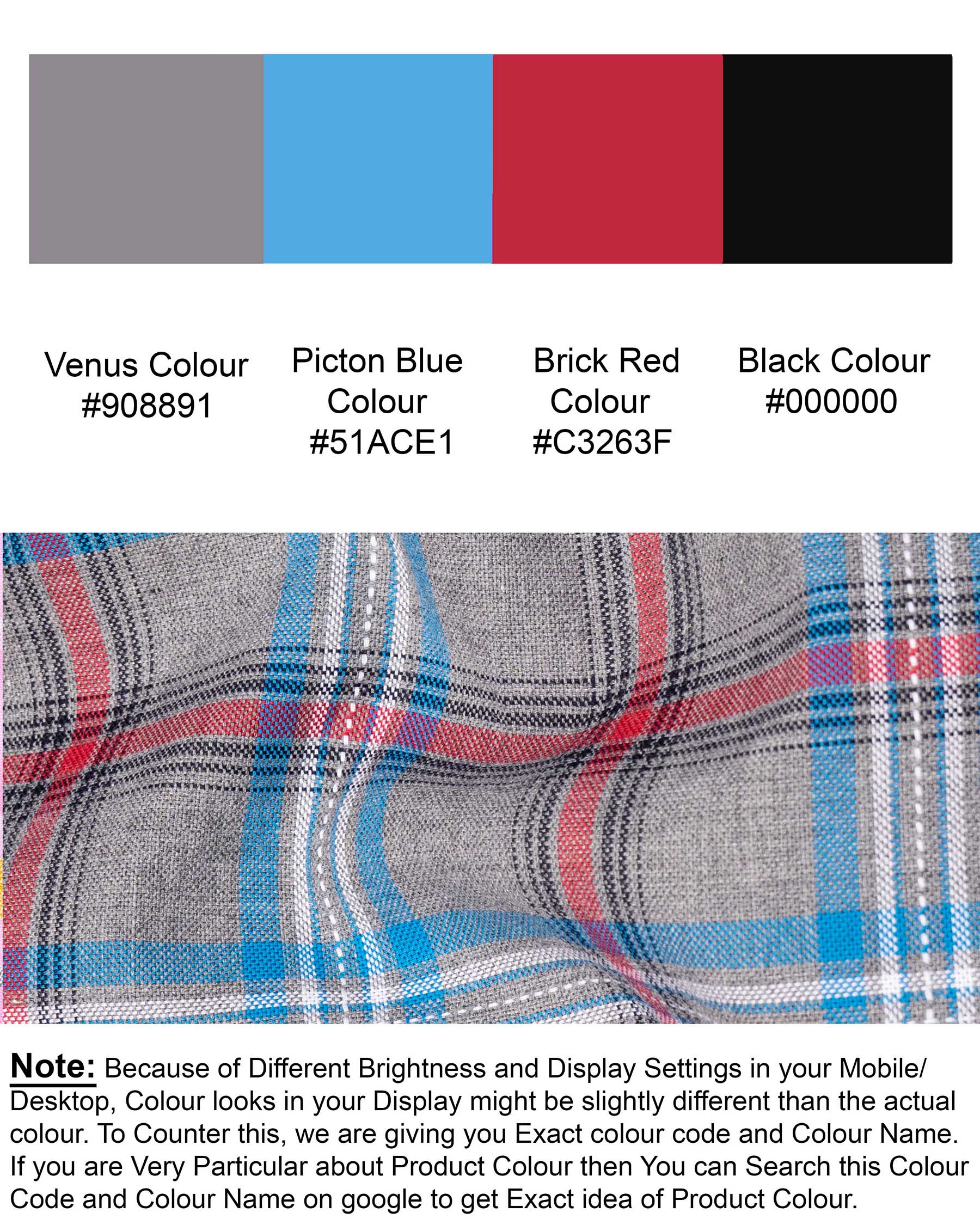 Venus Grey Multicolor Plaid Royal Oxford Shirt 6157-BD-BLE-38, 6157-BD-BLE-H-38, 6157-BD-BLE-39, 6157-BD-BLE-H-39, 6157-BD-BLE-40, 6157-BD-BLE-H-40, 6157-BD-BLE-42, 6157-BD-BLE-H-42, 6157-BD-BLE-44, 6157-BD-BLE-H-44, 6157-BD-BLE-46, 6157-BD-BLE-H-46, 6157-BD-BLE-48, 6157-BD-BLE-H-48, 6157-BD-BLE-50, 6157-BD-BLE-H-50, 6157-BD-BLE-52, 6157-BD-BLE-H-52