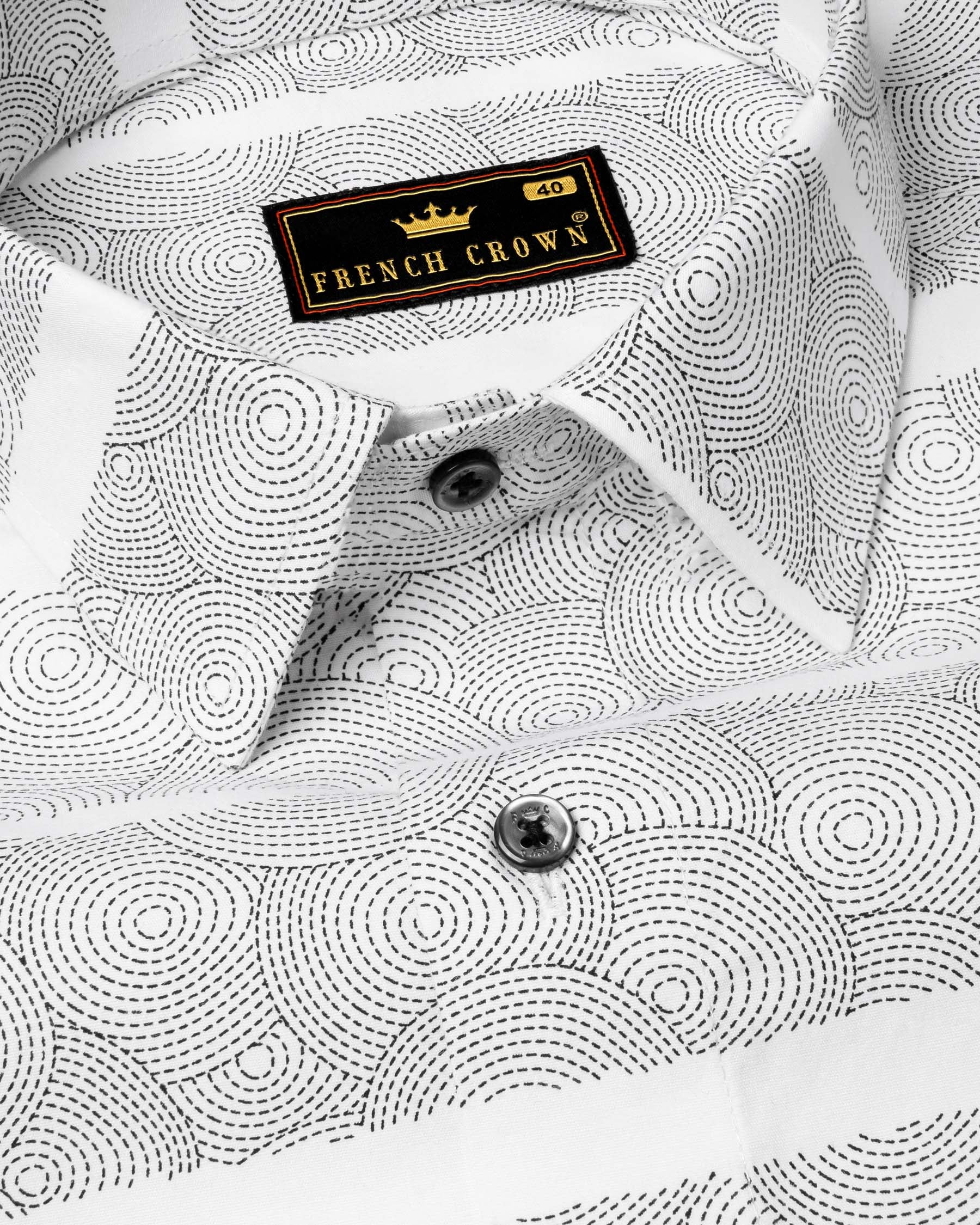 Bright White Swirls Print Super Soft Premium Cotton Shirt 6212-BLK-38, 6212-BLK-H-38, 6212-BLK-39, 6212-BLK-H-39, 6212-BLK-40, 6212-BLK-H-40, 6212-BLK-42, 6212-BLK-H-42, 6212-BLK-44, 6212-BLK-H-44, 6212-BLK-46, 6212-BLK-H-46, 6212-BLK-48, 6212-BLK-H-48, 6212-BLK-50, 6212-BLK-H-50, 6212-BLK-52, 6212-BLK-H-52