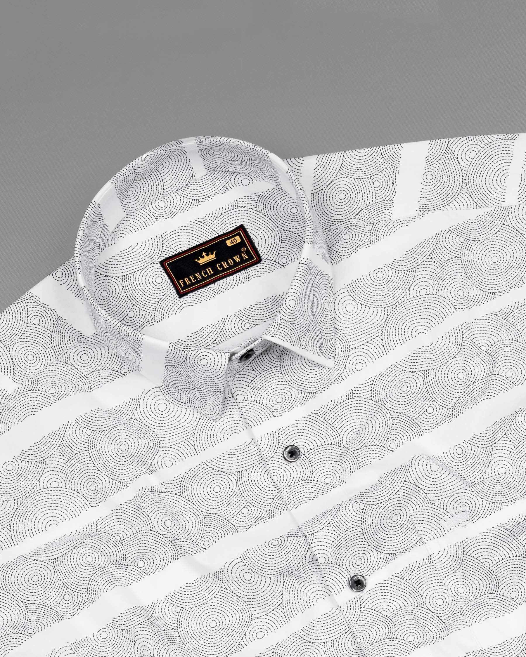 Bright White Swirls Print Super Soft Premium Cotton Shirt 6212-BLK-38, 6212-BLK-H-38, 6212-BLK-39, 6212-BLK-H-39, 6212-BLK-40, 6212-BLK-H-40, 6212-BLK-42, 6212-BLK-H-42, 6212-BLK-44, 6212-BLK-H-44, 6212-BLK-46, 6212-BLK-H-46, 6212-BLK-48, 6212-BLK-H-48, 6212-BLK-50, 6212-BLK-H-50, 6212-BLK-52, 6212-BLK-H-52