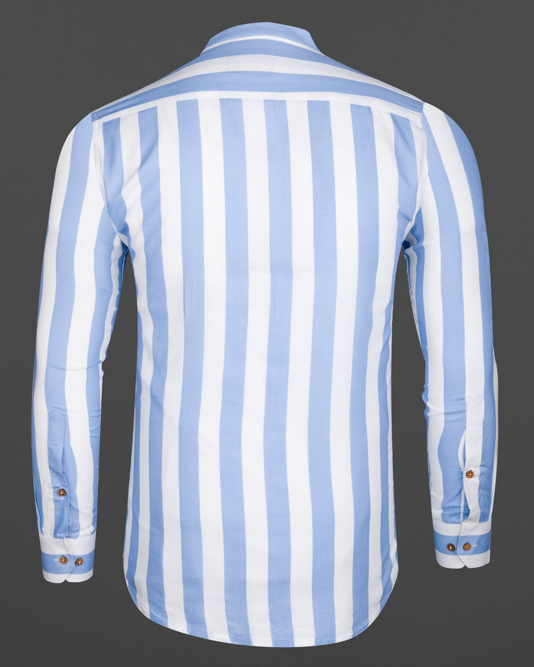 Bright White and Rock Blue Striped Tencel Kurta Shirt 6270-KS-38, 6270-KS-H-38, 6270-KS-39, 6270-KS-H-39, 6270-KS-40, 6270-KS-H-40, 6270-KS-42, 6270-KS-H-42, 6270-KS-44, 6270-KS-H-44, 6270-KS-46, 6270-KS-H-46, 6270-KS-48, 6270-KS-H-48, 6270-KS-50, 6270-KS-H-50, 6270-KS-52, 6270-KS-H-52