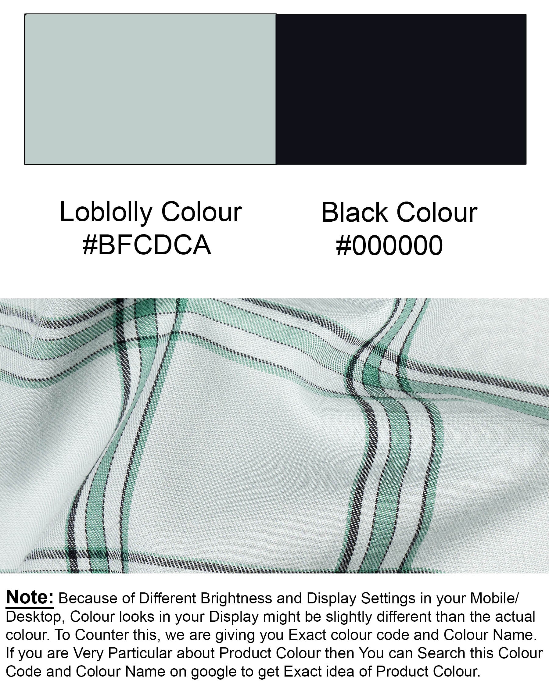 Loblolly Twill Windowpane Premium Cotton Shirt