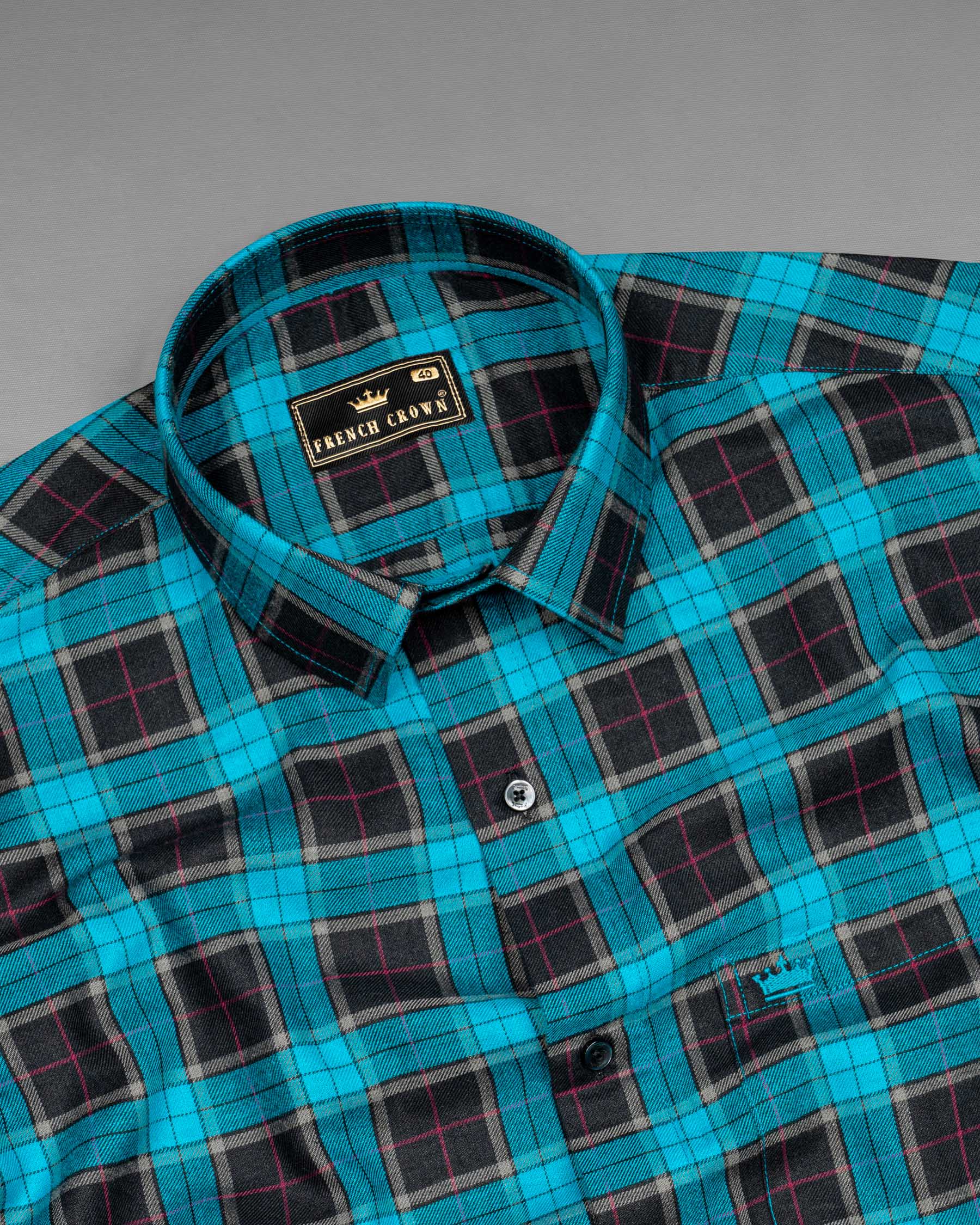 Artyclick Blue Twill Plaid Premium Cotton Shirt 6352-BLK-38,6352-BLK-H-38,6352-BLK-39,6352-BLK-H-39,6352-BLK-40,6352-BLK-H-40,6352-BLK-42,6352-BLK-H-42,6352-BLK-44,6352-BLK-H-44,6352-BLK-46,6352-BLK-H-46,6352-BLK-48,6352-BLK-H-48,6352-BLK-50,6352-BLK-H-50,6352-BLK-52,6352-BLK-H-52