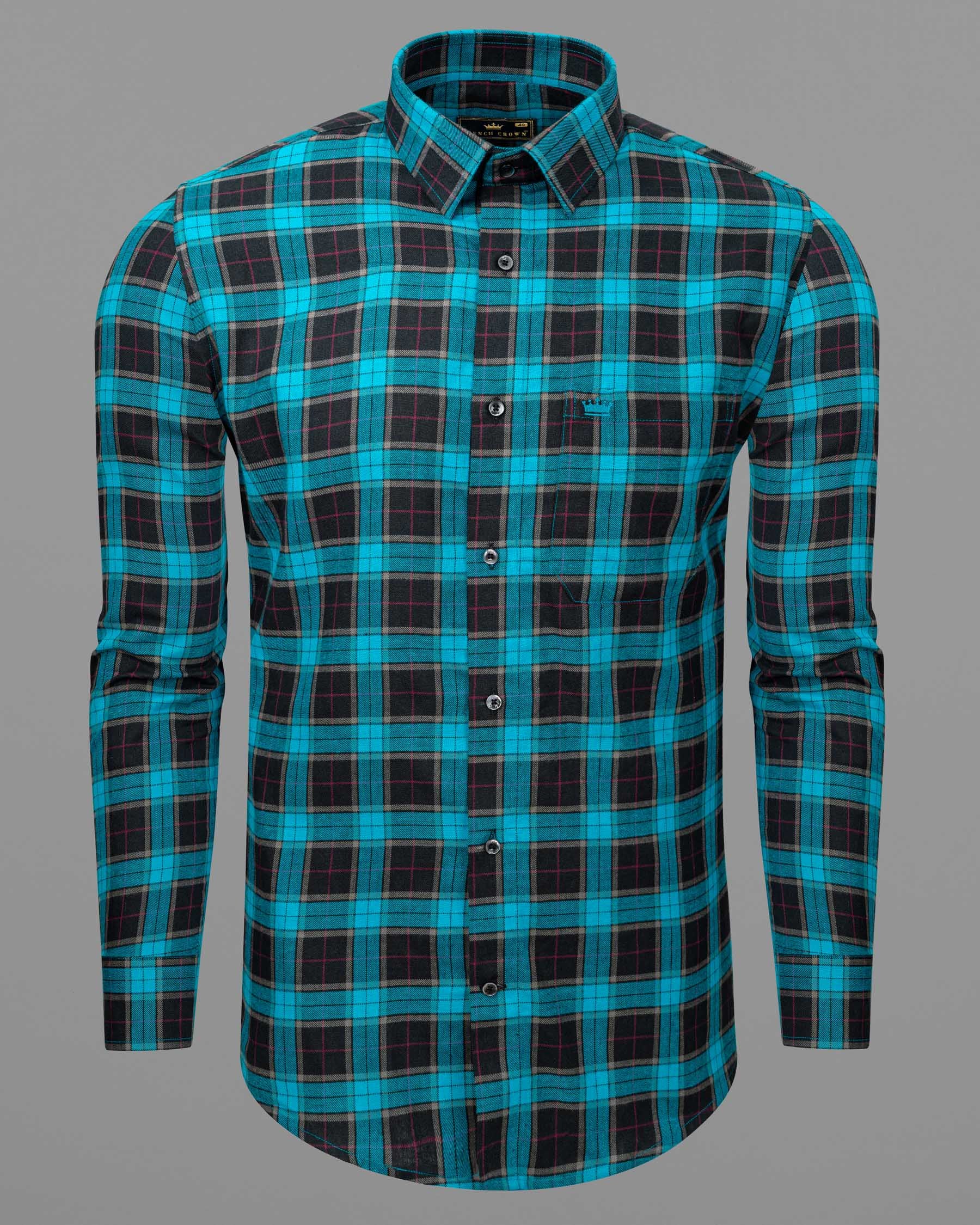 Artyclick Blue Twill Plaid Premium Cotton Shirt 6352-BLK-38,6352-BLK-H-38,6352-BLK-39,6352-BLK-H-39,6352-BLK-40,6352-BLK-H-40,6352-BLK-42,6352-BLK-H-42,6352-BLK-44,6352-BLK-H-44,6352-BLK-46,6352-BLK-H-46,6352-BLK-48,6352-BLK-H-48,6352-BLK-50,6352-BLK-H-50,6352-BLK-52,6352-BLK-H-52