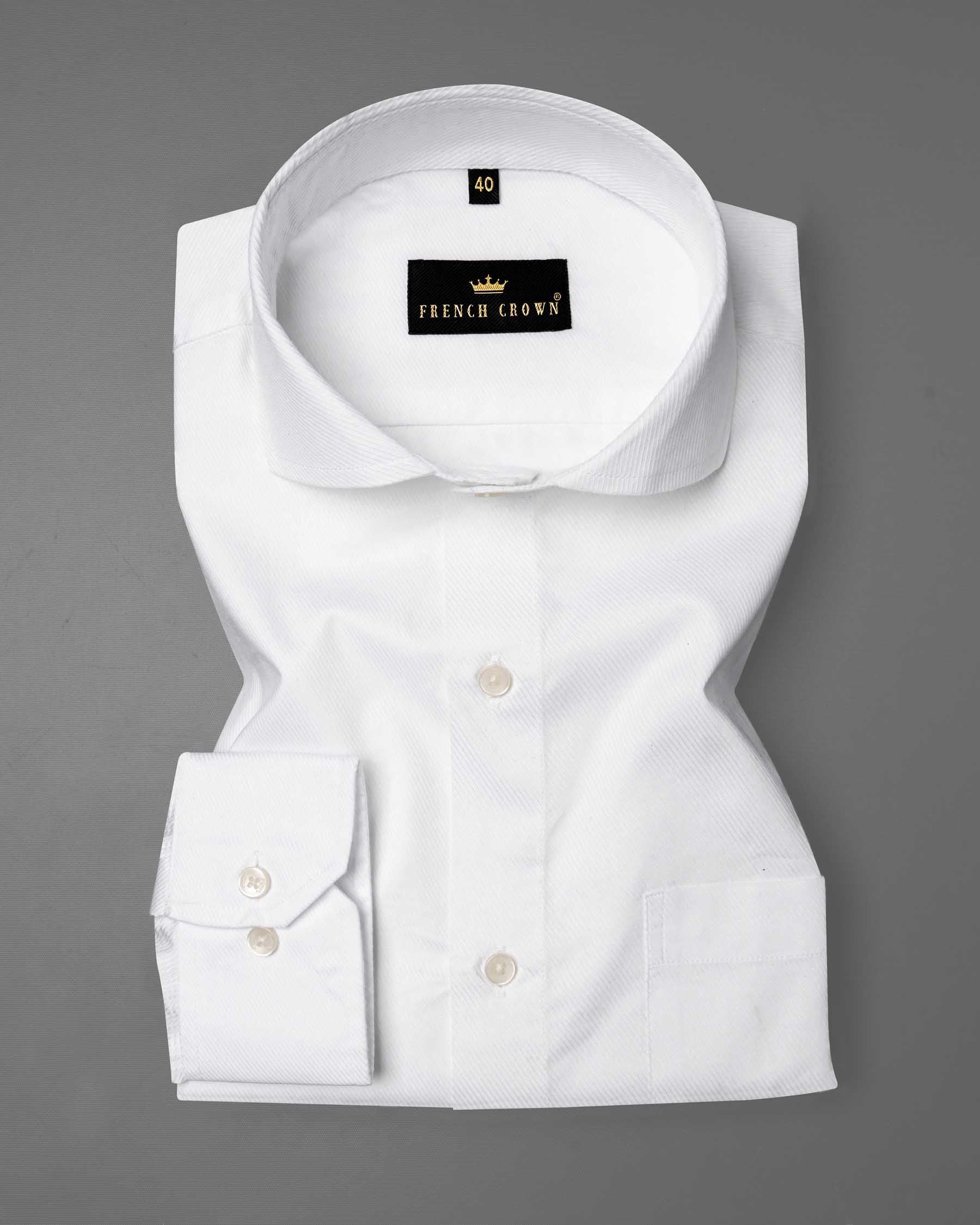 Bright White Dobby Textured Premium Giza Cotton Shirt 6433-CA-38, 6433-CA-H-38, 6433-CA-39, 6433-CA-H-39, 6433-CA-40, 6433-CA-H-40, 6433-CA-42, 6433-CA-H-42, 6433-CA-44, 6433-CA-H-44, 6433-CA-46, 6433-CA-H-46, 6433-CA-48, 6433-CA-H-48, 6433-CA-50, 6433-CA-H-50, 6433-CA-52, 6433-CA-H-52