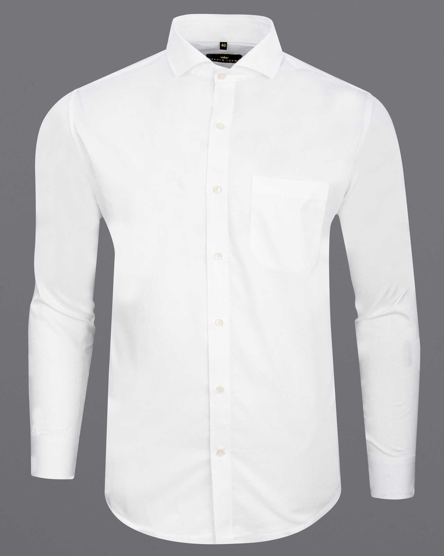 Bright White Dobby Textured Premium Giza Cotton Shirt 6433-CA-38, 6433-CA-H-38, 6433-CA-39, 6433-CA-H-39, 6433-CA-40, 6433-CA-H-40, 6433-CA-42, 6433-CA-H-42, 6433-CA-44, 6433-CA-H-44, 6433-CA-46, 6433-CA-H-46, 6433-CA-48, 6433-CA-H-48, 6433-CA-50, 6433-CA-H-50, 6433-CA-52, 6433-CA-H-52