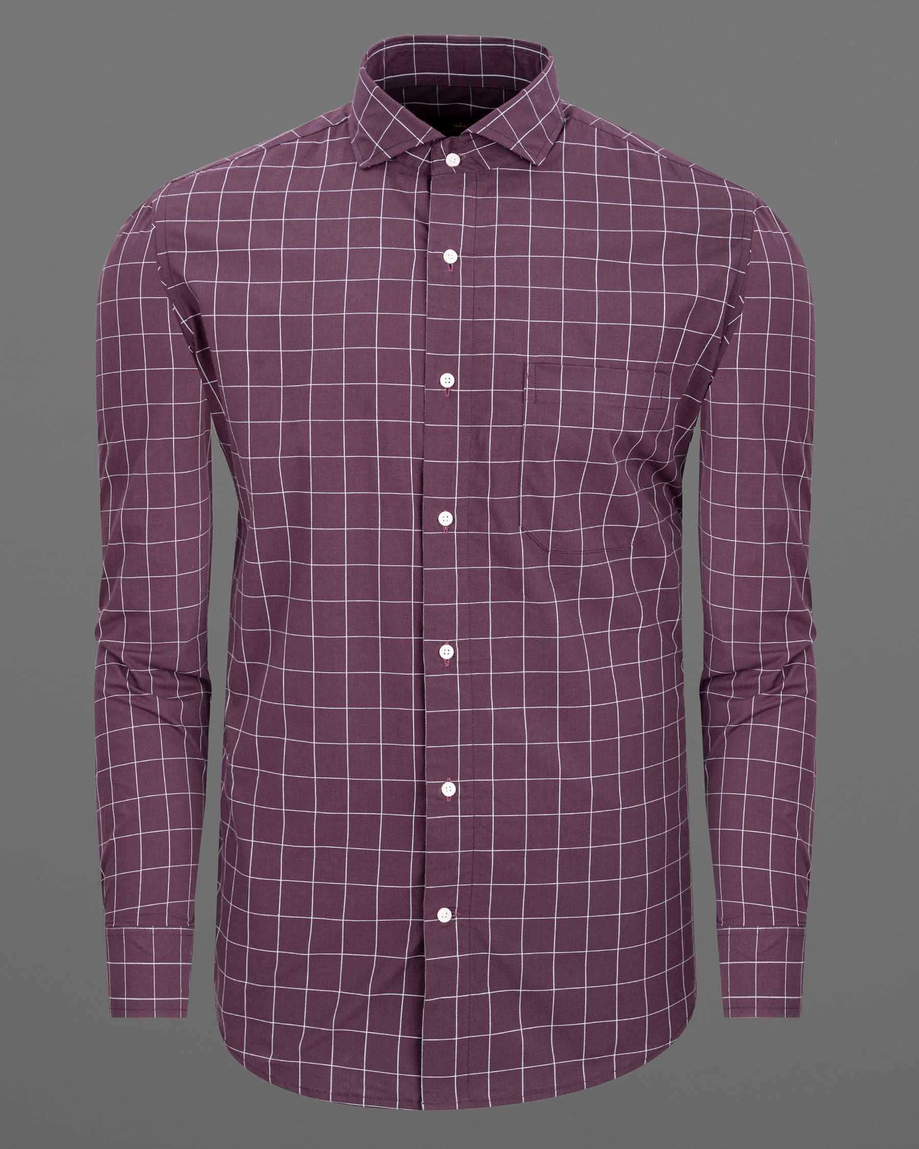 Wenge Windowpane Dobby Textured Premium Giza Cotton Shirt  6448-CA-38, 6448-CA-H-38, 6448-CA-39, 6448-CA-H-39, 6448-CA-40, 6448-CA-H-40, 6448-CA-42, 6448-CA-H-42, 6448-CA-44, 6448-CA-H-44, 6448-CA-46, 6448-CA-H-46, 6448-CA-48, 6448-CA-H-48, 6448-CA-50, 6448-CA-H-50, 6448-CA-52, 6448-CA-H-52