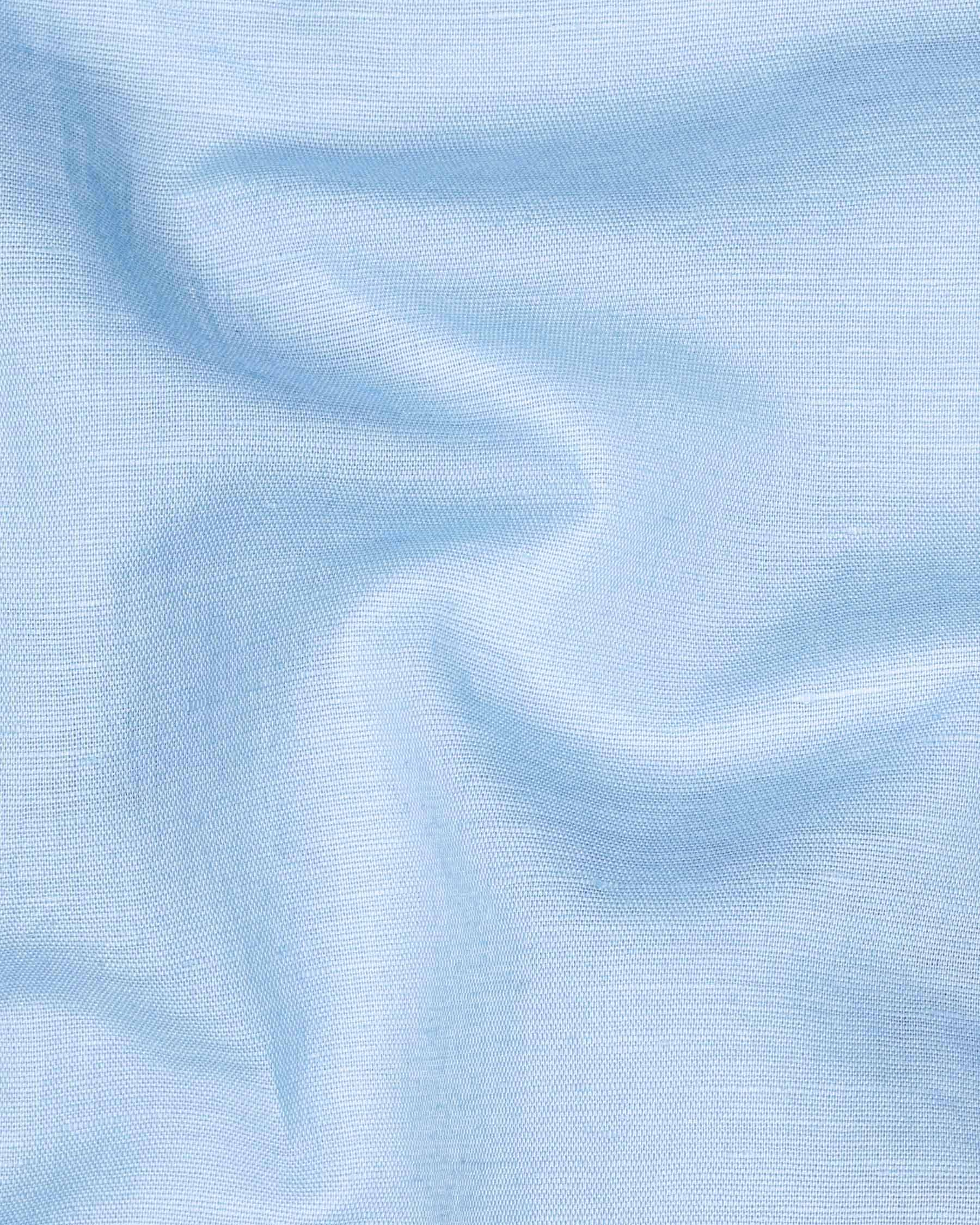 Casper Blue Luxurious Linen Shirt  6460-M-38, 6460-M-H-38, 6460-M-39, 6460-M-H-39, 6460-M-40, 6460-M-H-40, 6460-M-42, 6460-M-H-42, 6460-M-44, 6460-M-H-44, 6460-M-46, 6460-M-H-46, 6460-M-48, 6460-M-H-48, 6460-M-50, 6460-M-H-50, 6460-M-52, 6460-M-H-52