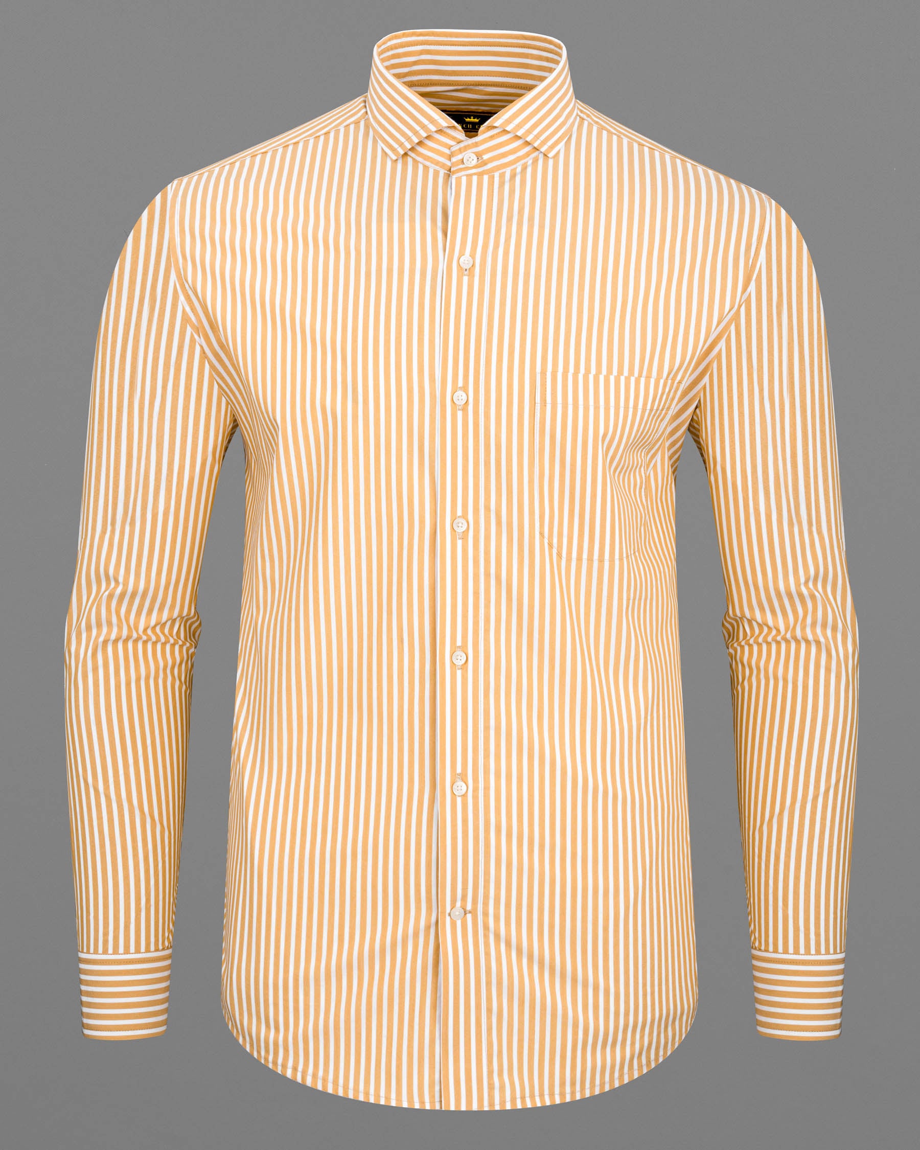 Apricot Yellow Striped Premium Cotton Shirt 6465-CA-38, 6465-CA-H-38, 6465-CA-39, 6465-CA-H-39, 6465-CA-40, 6465-CA-H-40, 6465-CA-42, 6465-CA-H-42, 6465-CA-44, 6465-CA-H-44, 6465-CA-46, 6465-CA-H-46, 6465-CA-48, 6465-CA-H-48, 6465-CA-50, 6465-CA-H-50, 6465-CA-52, 6465-CA-H-52