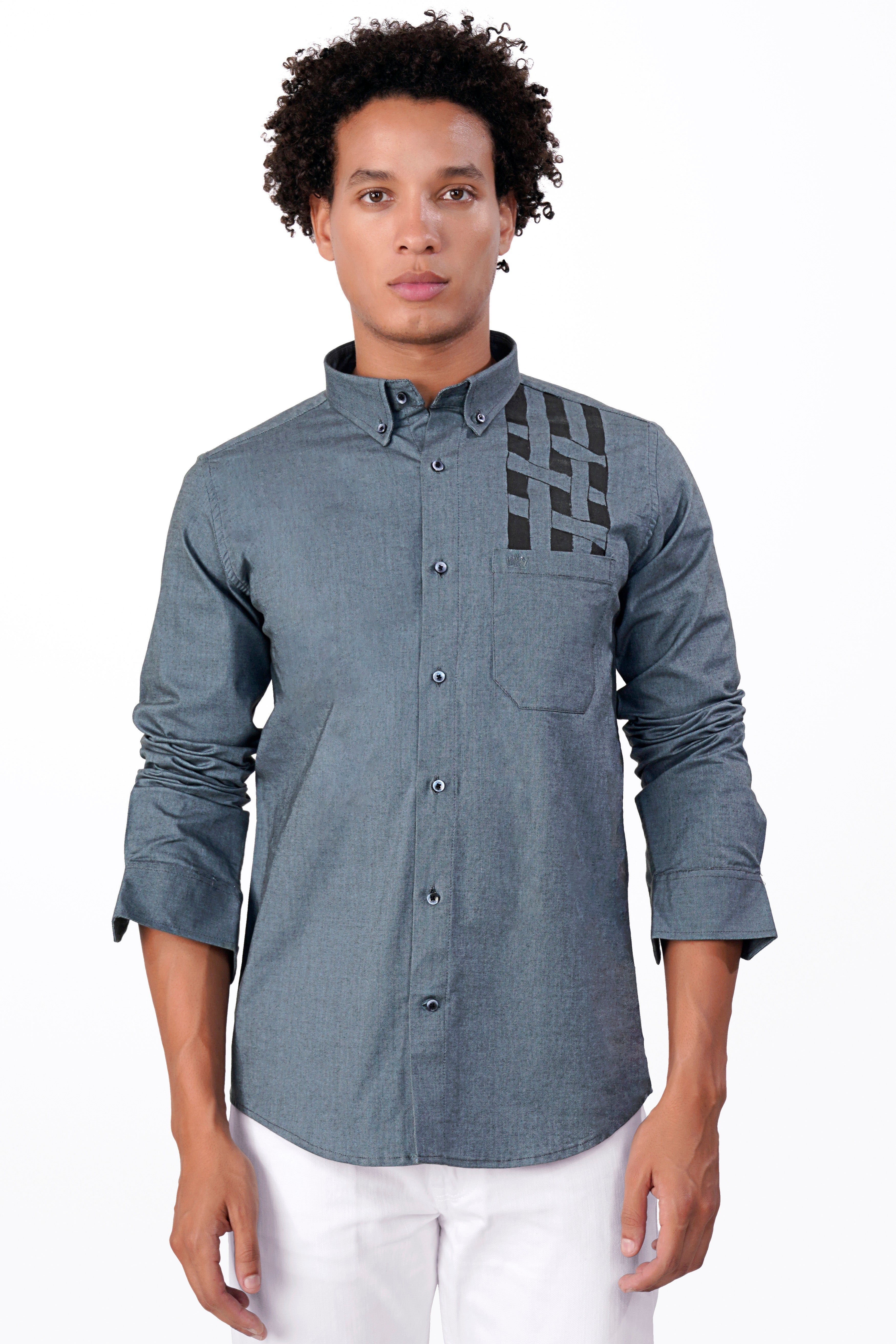 Gravel Gray Two Tone Hand Painted Royal Oxford Designer Shirt 6495-BD-BLE-ART-38, 6495-BD-BLE-ART-H-38, 6495-BD-BLE-ART-39, 6495-BD-BLE-ART-H-39, 6495-BD-BLE-ART-40, 6495-BD-BLE-ART-H-40, 6495-BD-BLE-ART-42, 6495-BD-BLE-ART-H-42, 6495-BD-BLE-ART-44, 6495-BD-BLE-ART-H-44, 6495-BD-BLE-ART-46, 6495-BD-BLE-ART-H-46, 6495-BD-BLE-ART-48, 6495-BD-BLE-ART-H-48, 6495-BD-BLE-ART-50, 6495-BD-BLE-ART-H-50, 6495-BD-BLE-ART-52, 6495-BD-BLE-ART-H-52