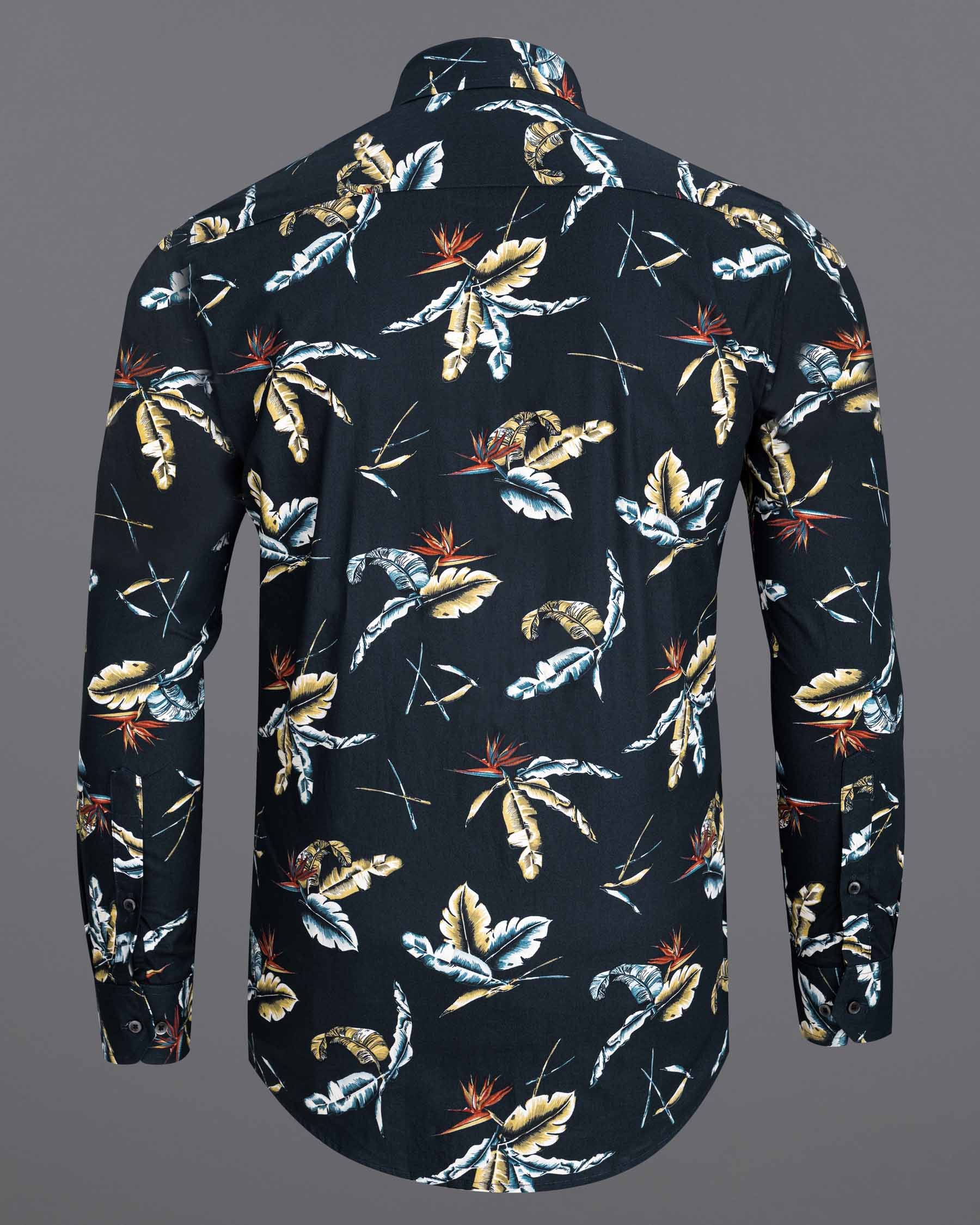 Navy Tropical Print Twill Shirt 6541-BLK-38,6541-BLK-H-38,6541-BLK-39,6541-BLK-H-39,6541-BLK-40,6541-BLK-H-40,6541-BLK-42,6541-BLK-H-42,6541-BLK-44,6541-BLK-H-44,6541-BLK-46,6541-BLK-H-46,6541-BLK-48,6541-BLK-H-48,6541-BLK-50,6541-BLK-H-50,6541-BLK-52,6541-BLK-H-52