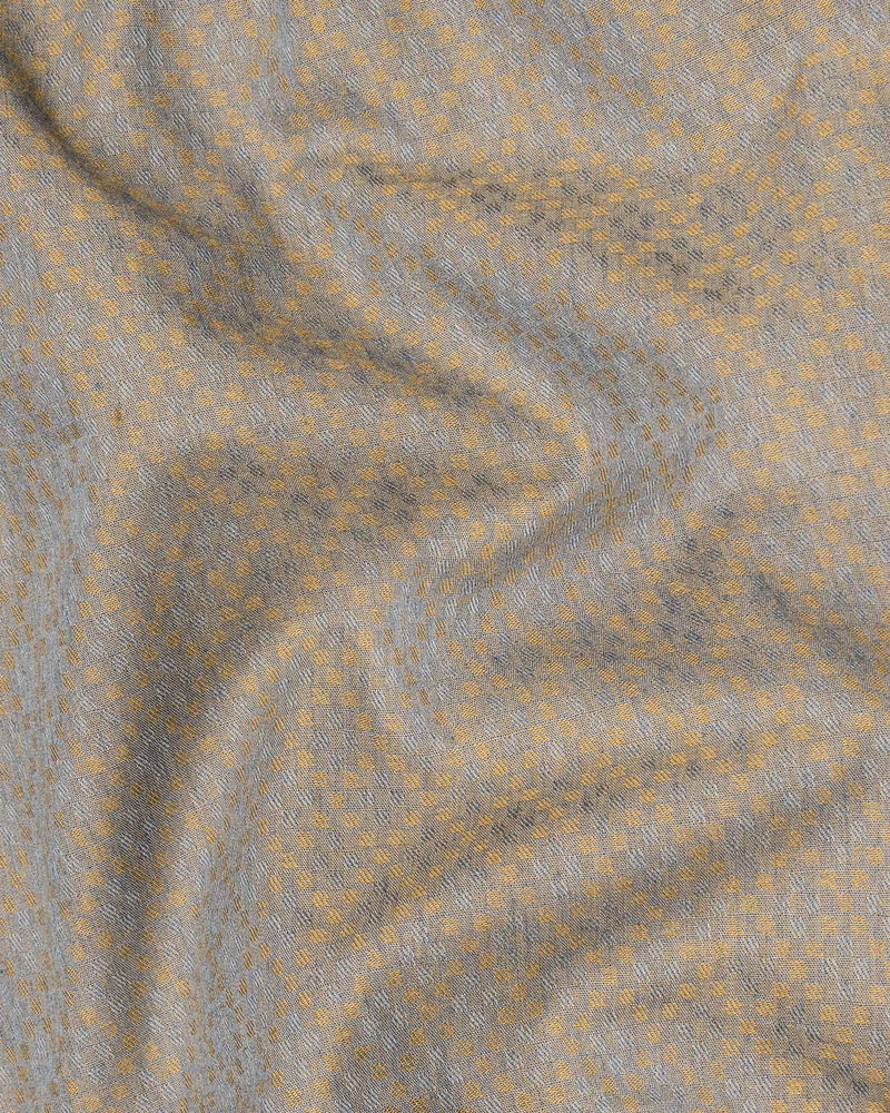 Bombay Gray with Tan Brown Rhombus Textured Jacquard Premium Giza Cotton Shirt 6555-BD-38,6555-BD-H-38,6555-BD-39,6555-BD-H-39,6555-BD-40,6555-BD-H-40,6555-BD-42,6555-BD-H-42,6555-BD-44,6555-BD-H-44,6555-BD-46,6555-BD-H-46,6555-BD-48,6555-BD-H-48,6555-BD-50,6555-BD-H-50,6555-BD-52,6555-BD-H-52