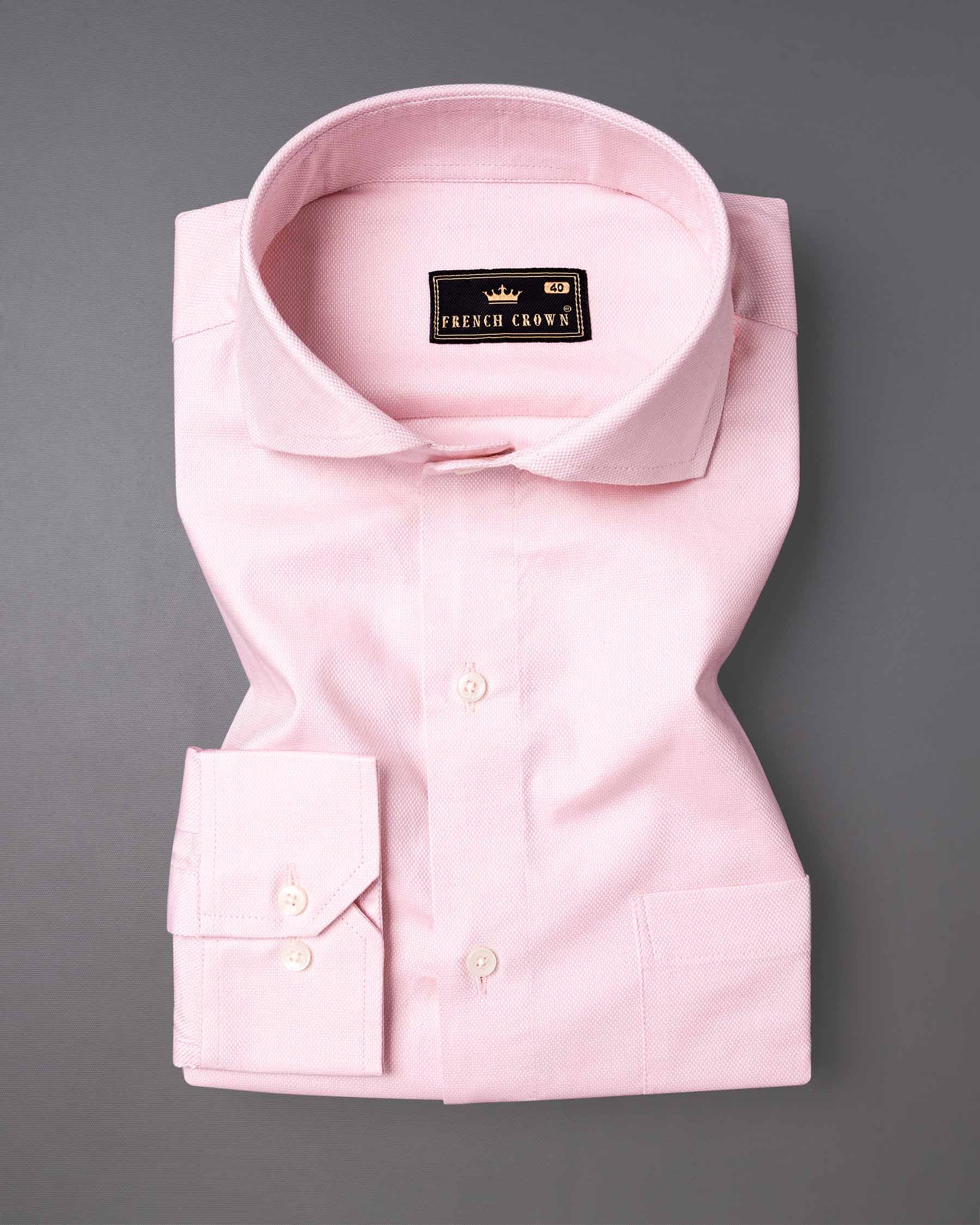 Pig Pink Dobby Textured Premium Giza Cotton Shirt 6581-CA-38,6581-CA-H-38,6581-CA-39,6581-CA-H-39,6581-CA-40,6581-CA-H-40,6581-CA-42,6581-CA-H-42,6581-CA-44,6581-CA-H-44,6581-CA-46,6581-CA-H-46,6581-CA-48,6581-CA-H-48,6581-CA-50,6581-CA-H-50,6581-CA-52,6581-CA-H-52