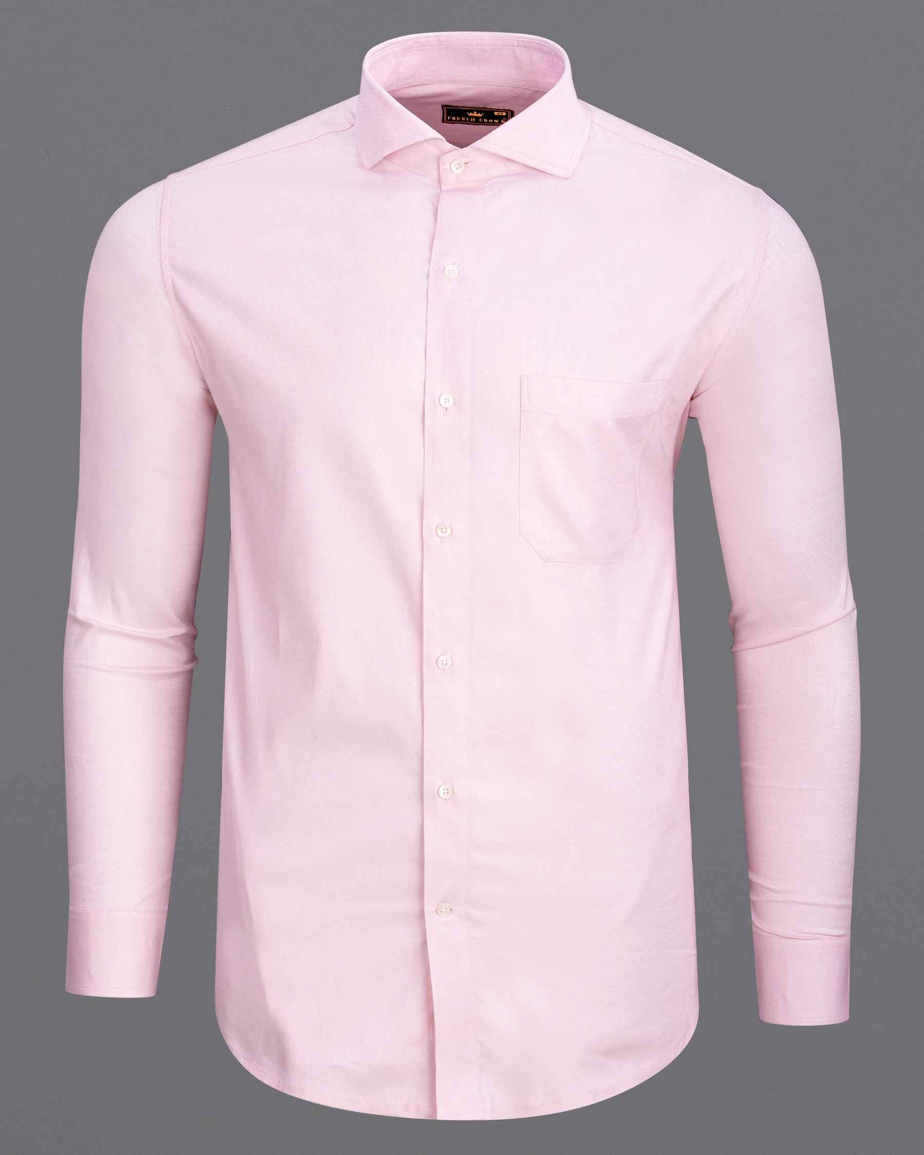 Pig Pink Dobby Textured Premium Giza Cotton Shirt 6581-CA-38,6581-CA-H-38,6581-CA-39,6581-CA-H-39,6581-CA-40,6581-CA-H-40,6581-CA-42,6581-CA-H-42,6581-CA-44,6581-CA-H-44,6581-CA-46,6581-CA-H-46,6581-CA-48,6581-CA-H-48,6581-CA-50,6581-CA-H-50,6581-CA-52,6581-CA-H-52