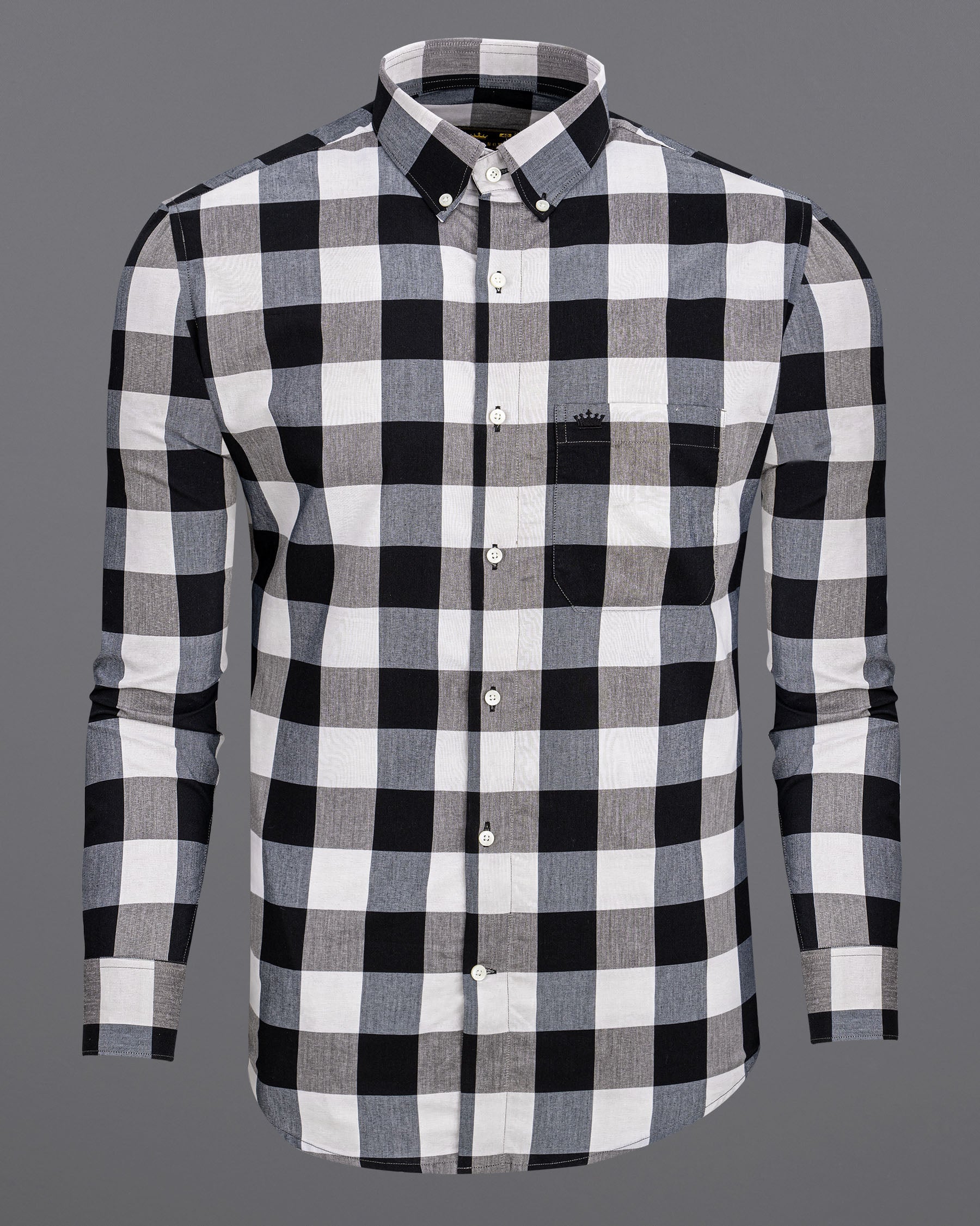 Raven with Jade Black Plaid Premium Cotton Shirt 6645-BD-38,6645-BD-H-38,6645-BD-39,6645-BD-H-39,6645-BD-40,6645-BD-H-40,6645-BD-42,6645-BD-H-42,6645-BD-44,6645-BD-H-44,6645-BD-46,6645-BD-H-46,6645-BD-48,6645-BD-H-48,6645-BD-50,6645-BD-H-50,6645-BD-52,6645-BD-H-52