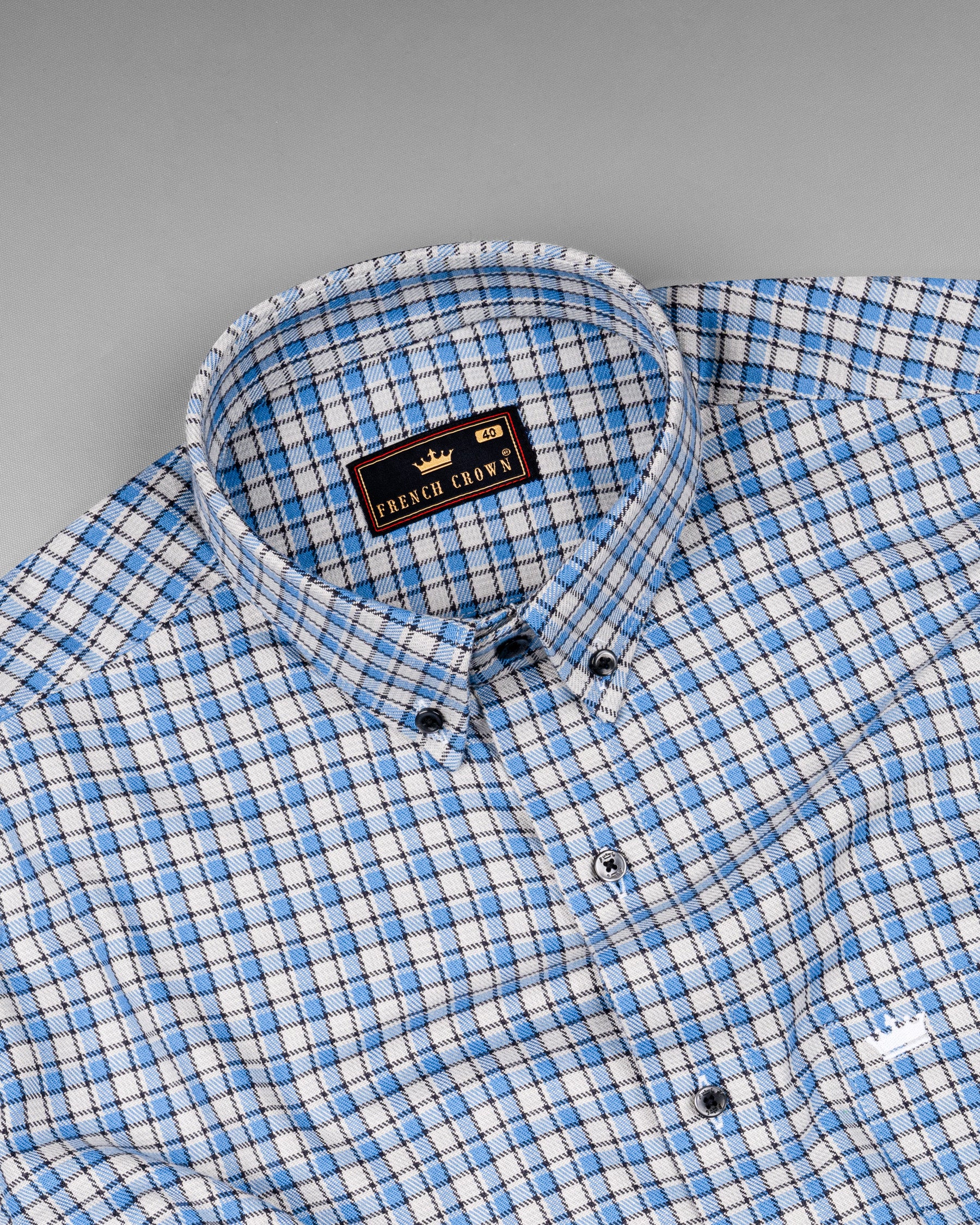 White and Danube Blue Checkered Heavyweight Premium Cotton OverShirt 6701-BD-BLK-38,6701-BD-BLK-38,6701-BD-BLK-39,6701-BD-BLK-39,6701-BD-BLK-40,6701-BD-BLK-40,6701-BD-BLK-42,6701-BD-BLK-42,6701-BD-BLK-44,6701-BD-BLK-44,6701-BD-BLK-46,6701-BD-BLK-46,6701-BD-BLK-48,6701-BD-BLK-48,6701-BD-BLK-50,6701-BD-BLK-50,6701-BD-BLK-52,6701-BD-BLK-52