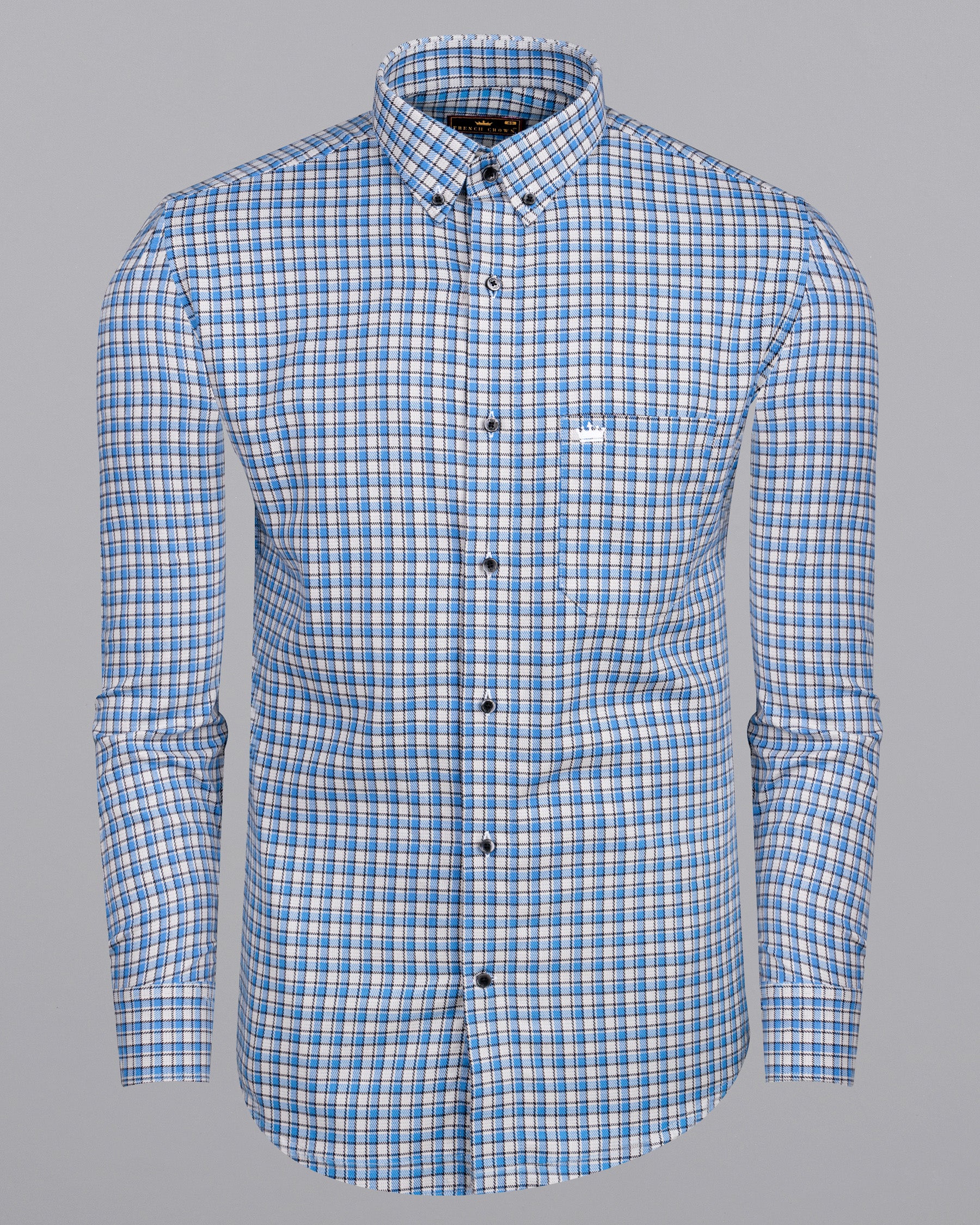 White and Danube Blue Checkered Heavyweight Premium Cotton OverShirt 6701-BD-BLK-38,6701-BD-BLK-38,6701-BD-BLK-39,6701-BD-BLK-39,6701-BD-BLK-40,6701-BD-BLK-40,6701-BD-BLK-42,6701-BD-BLK-42,6701-BD-BLK-44,6701-BD-BLK-44,6701-BD-BLK-46,6701-BD-BLK-46,6701-BD-BLK-48,6701-BD-BLK-48,6701-BD-BLK-50,6701-BD-BLK-50,6701-BD-BLK-52,6701-BD-BLK-52