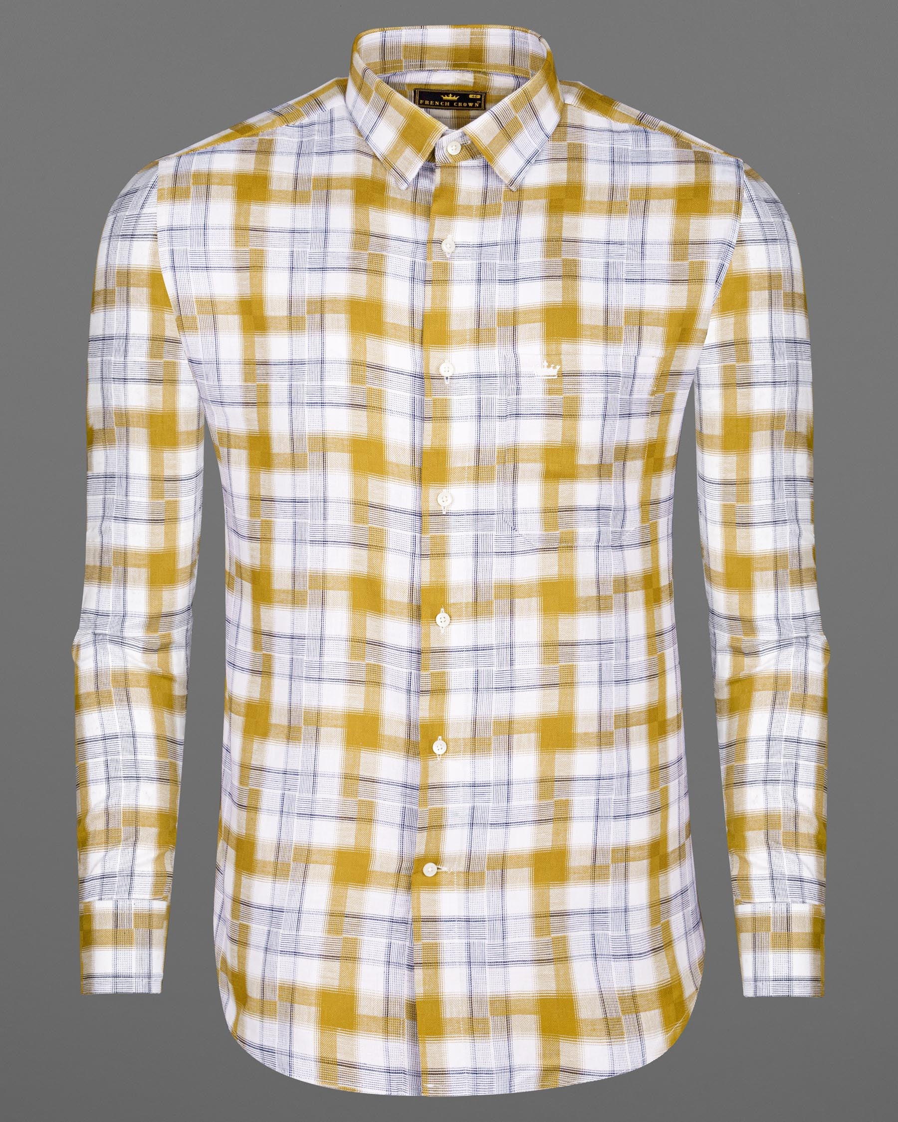 Guitar with Rhino Blue Twill Plaid Premium Cotton Shirt 6729-38,6729-38,6729-39,6729-39,6729-40,6729-40,6729-42,6729-42,6729-44,6729-44,6729-46,6729-46,6729-48,6729-48,6729-50,6729-50,6729-52,6729-52